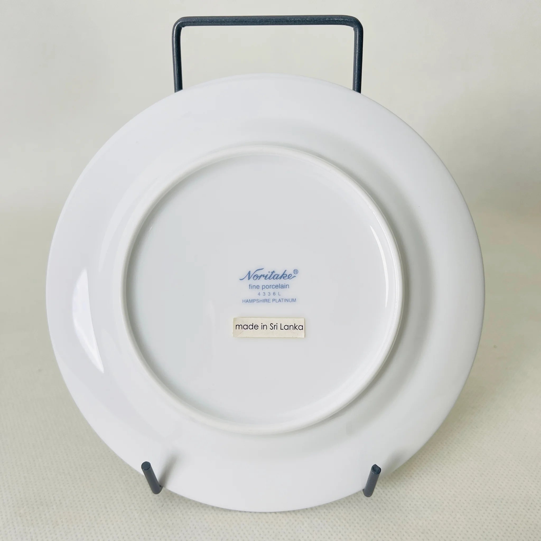 【リユース】パーティーセット　大皿×1　小皿×5　ハンプシャープラチナ Noritake / 未使用 箱付き