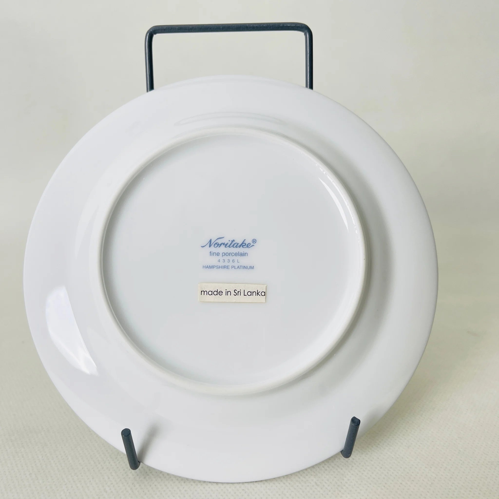 【リユース】パーティーセット　大皿×1　小皿×5　ハンプシャープラチナ Noritake / 未使用 箱付き