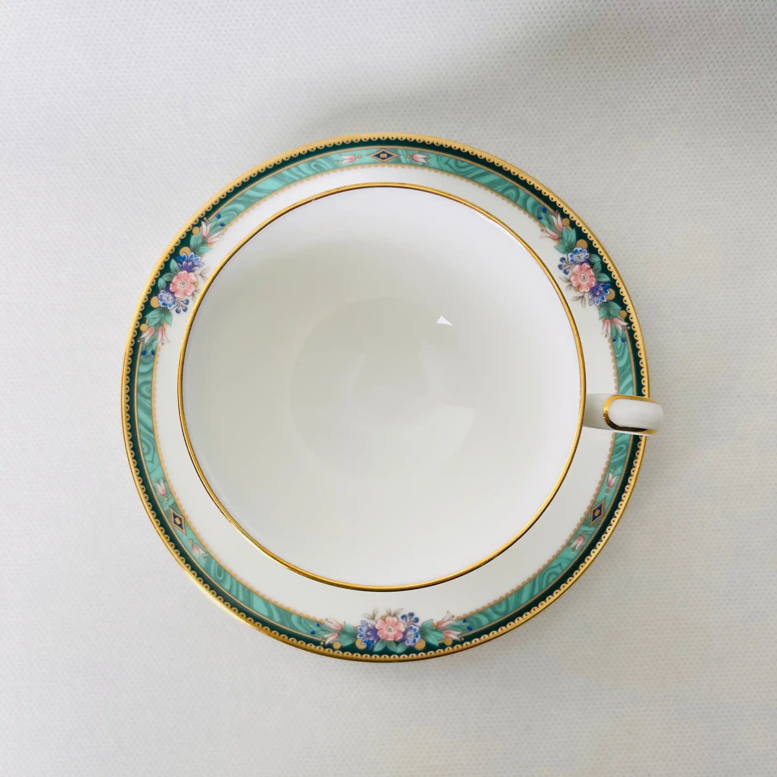 【リユース】 ティーカップ＆ソーサーセット　Noritake Ashbury　