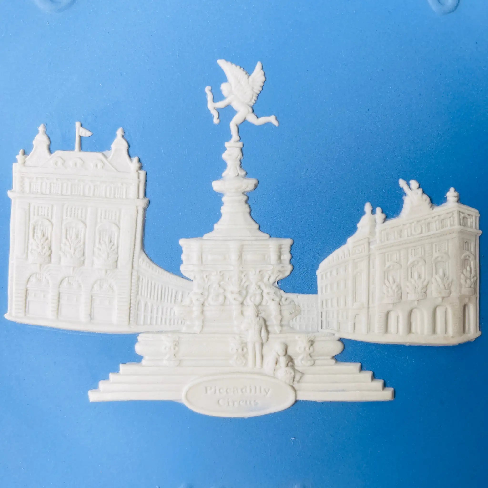 【复古】盘子/ Wedgewood / 1971 Christmas plate Piccadilly Circus / 1971 /英国/未使用