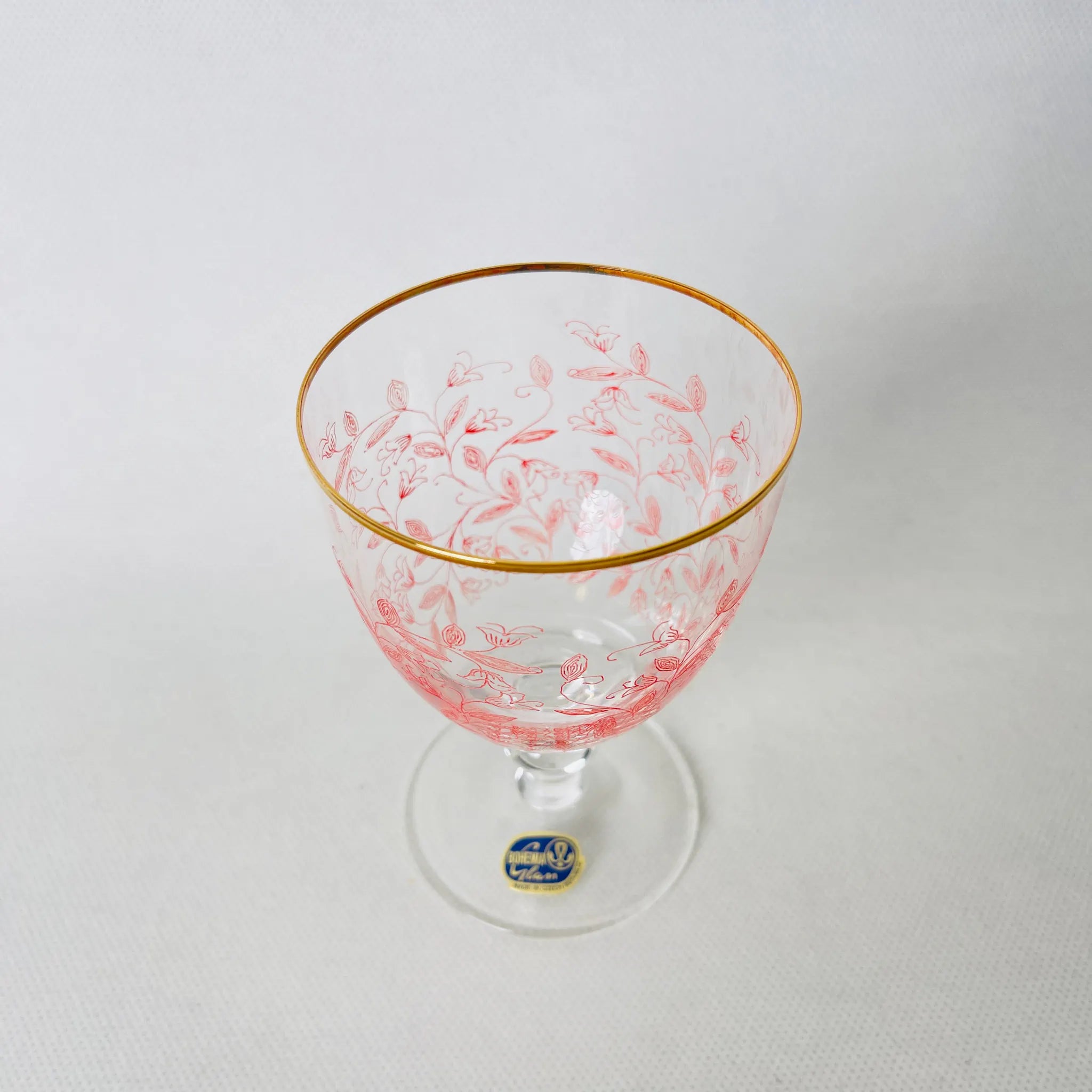 【リユース】 ワイングラス / WAKO / BOHEMIA GLASS / チェコ / 未使用