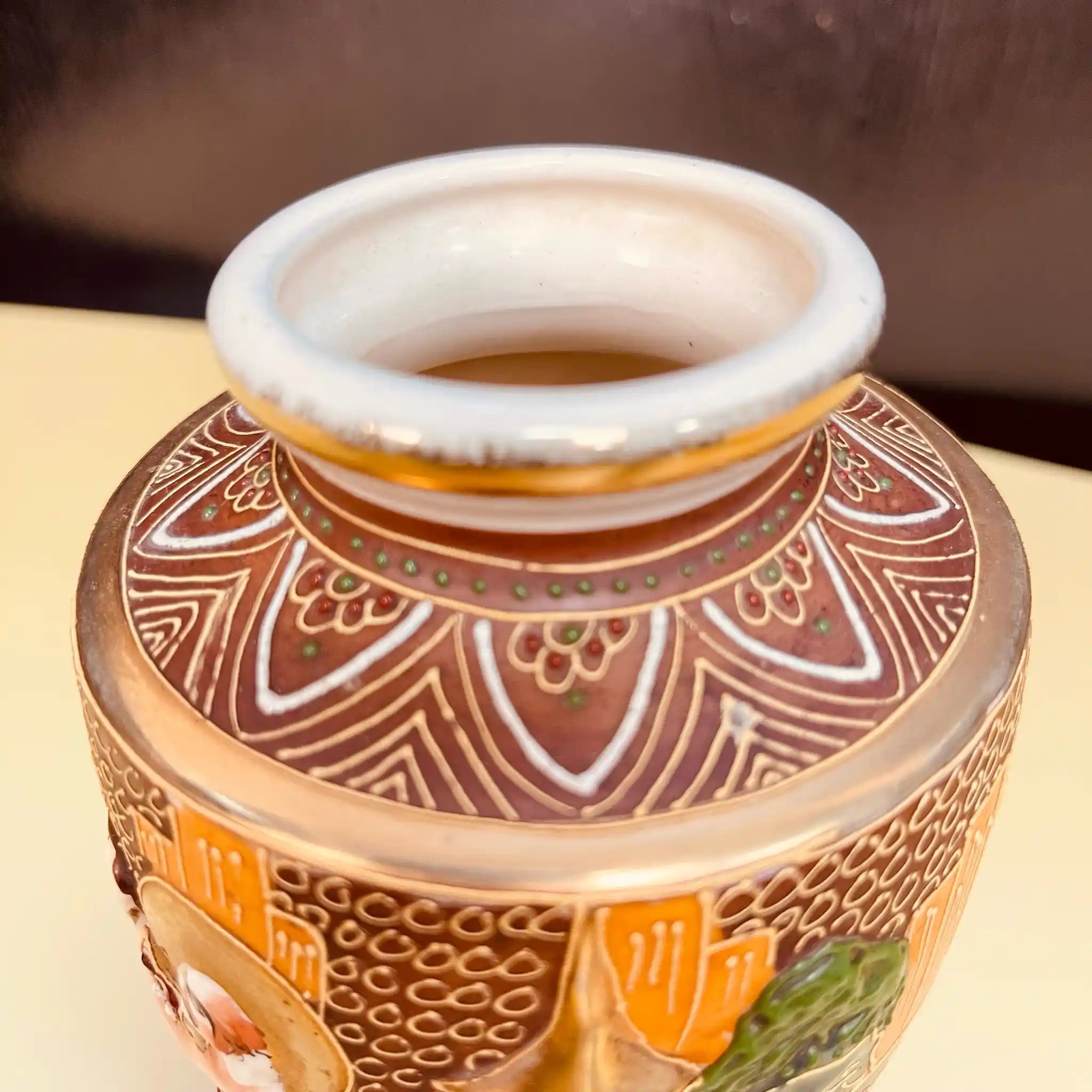 [Antique] Satsuma ware vase 