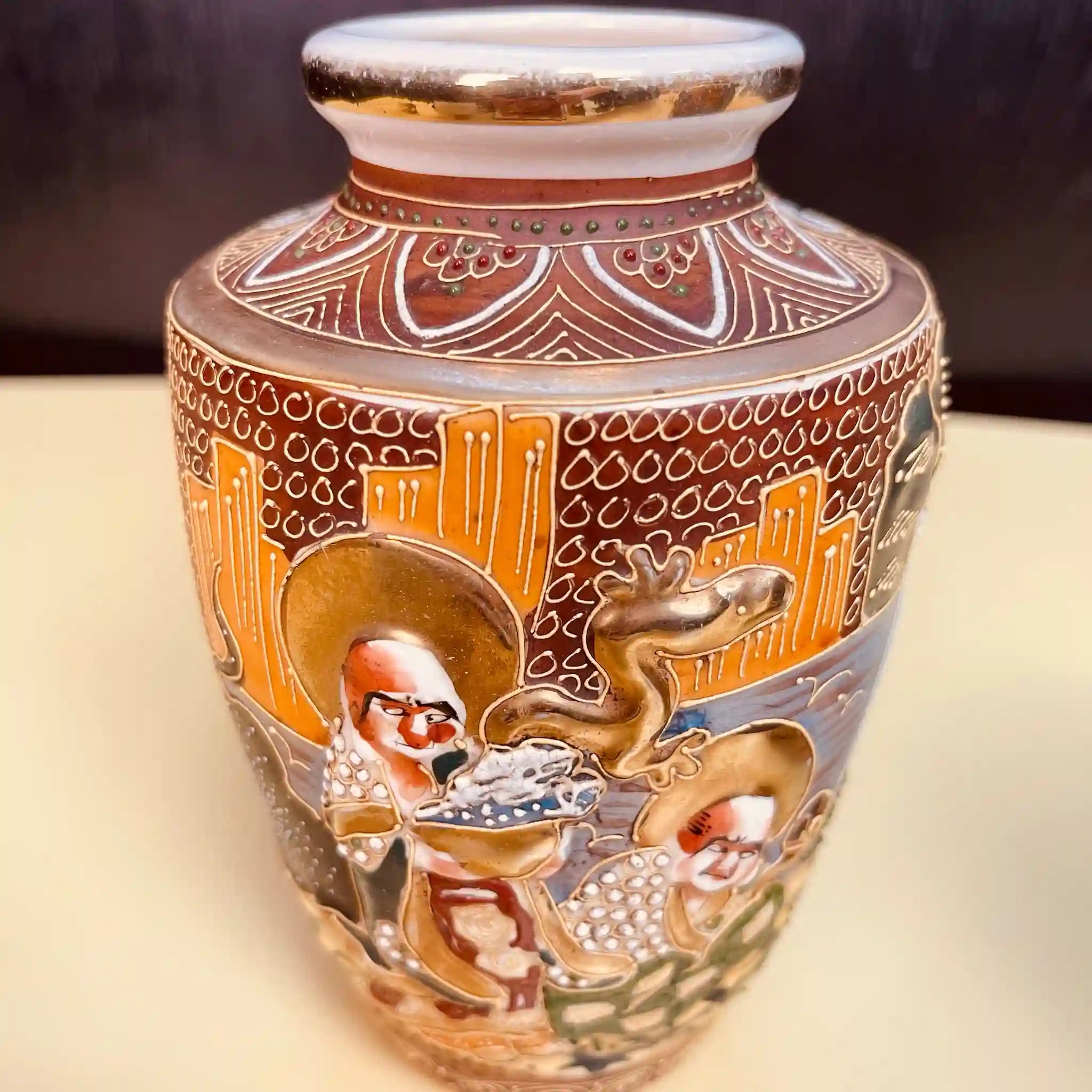 [Antique] Satsuma ware vase 
