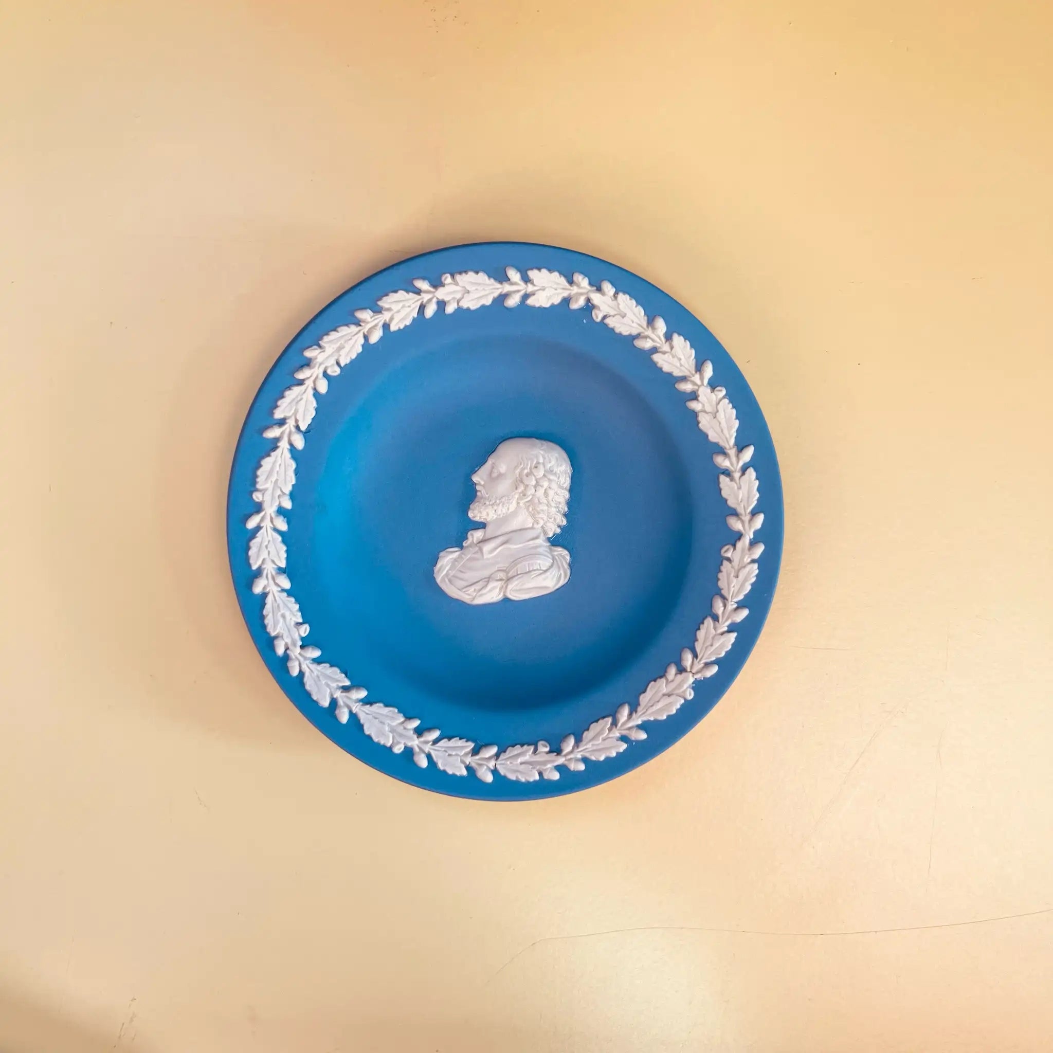 【アンティーク】 小プレート　WEDGEWOOD(ウェッジウッド) ジャスパーウェア　1775年代