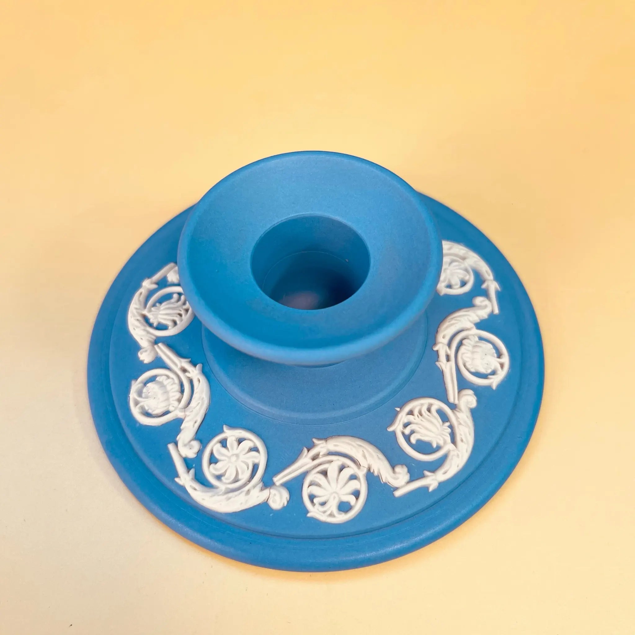 【アンティーク】 キャンドルスタンド 小　WEDGEWOOD(ウェッジウッド) ジャスパーウェア　1775年代