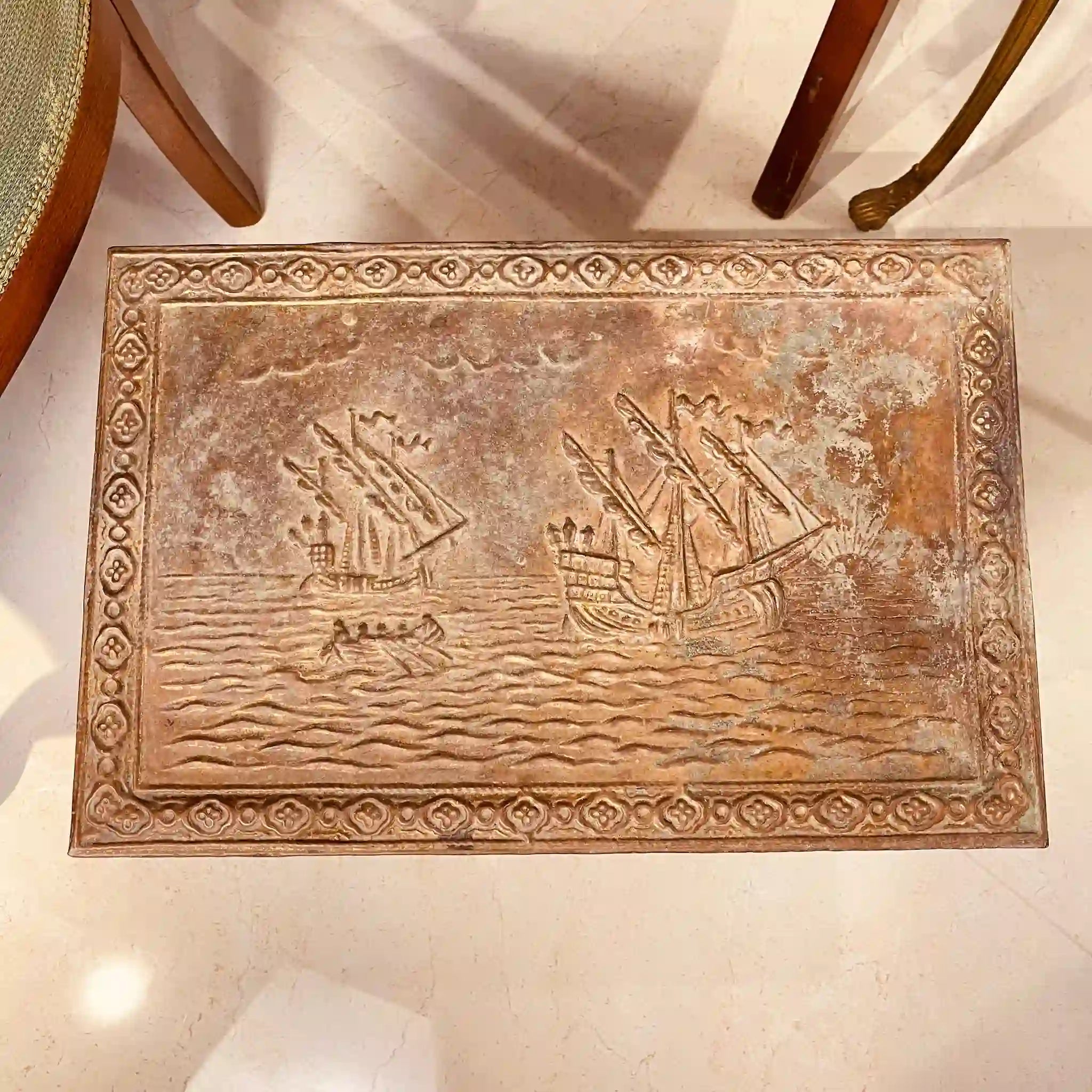 [Antique] Log box, England