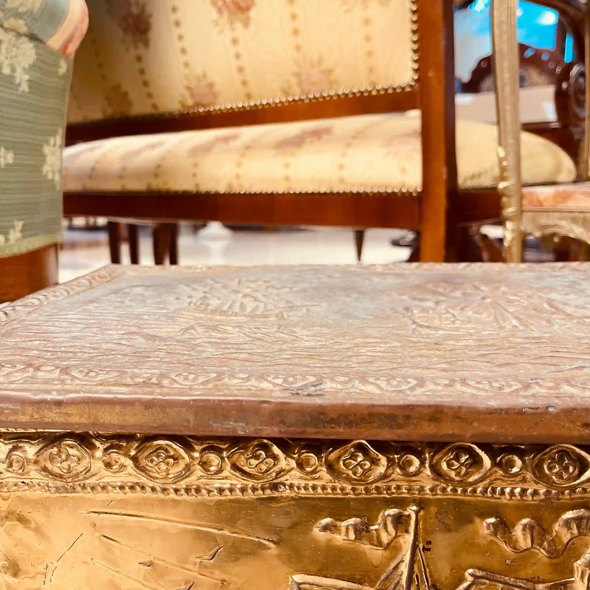 [Antique] Log box, England