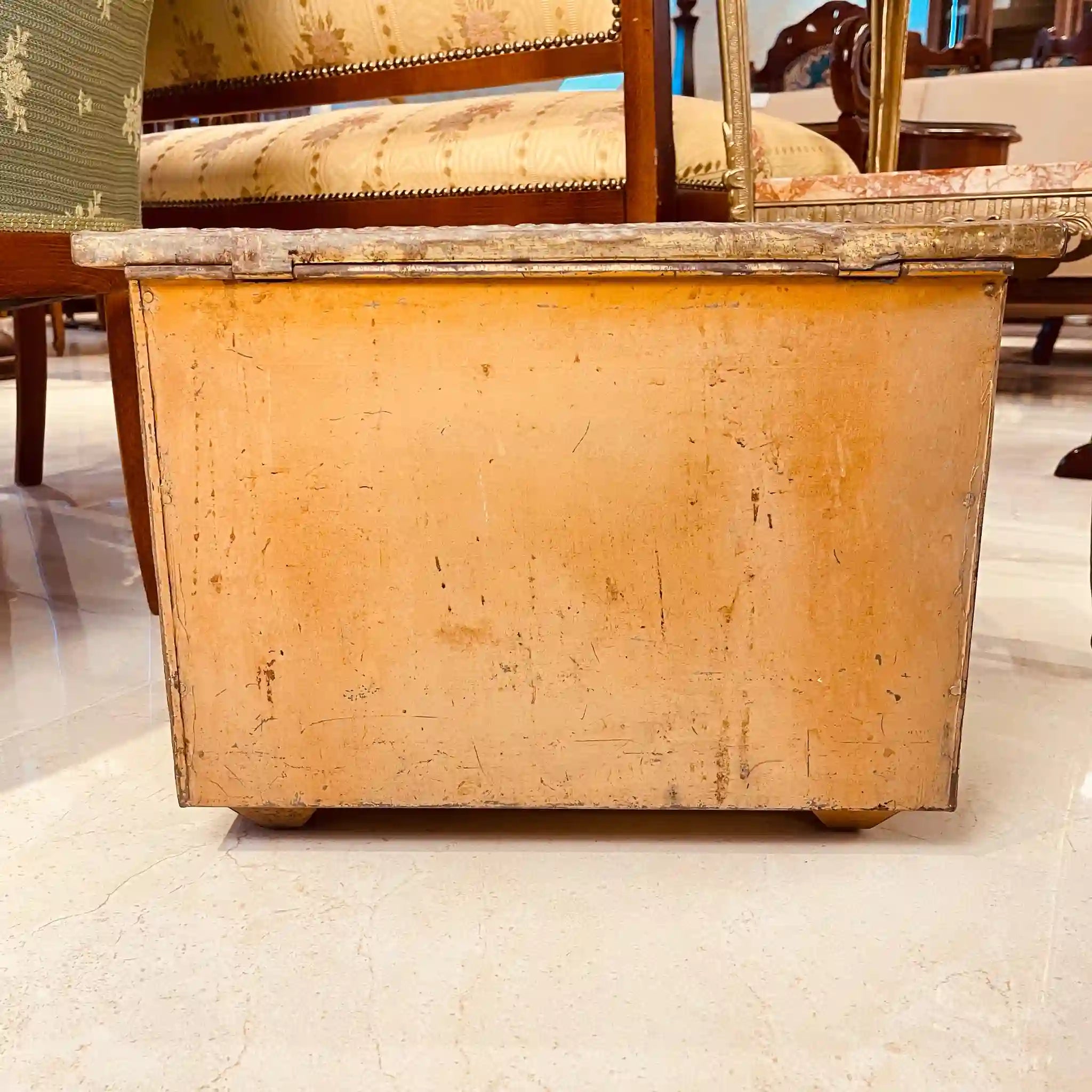 [Antique] Log box, England