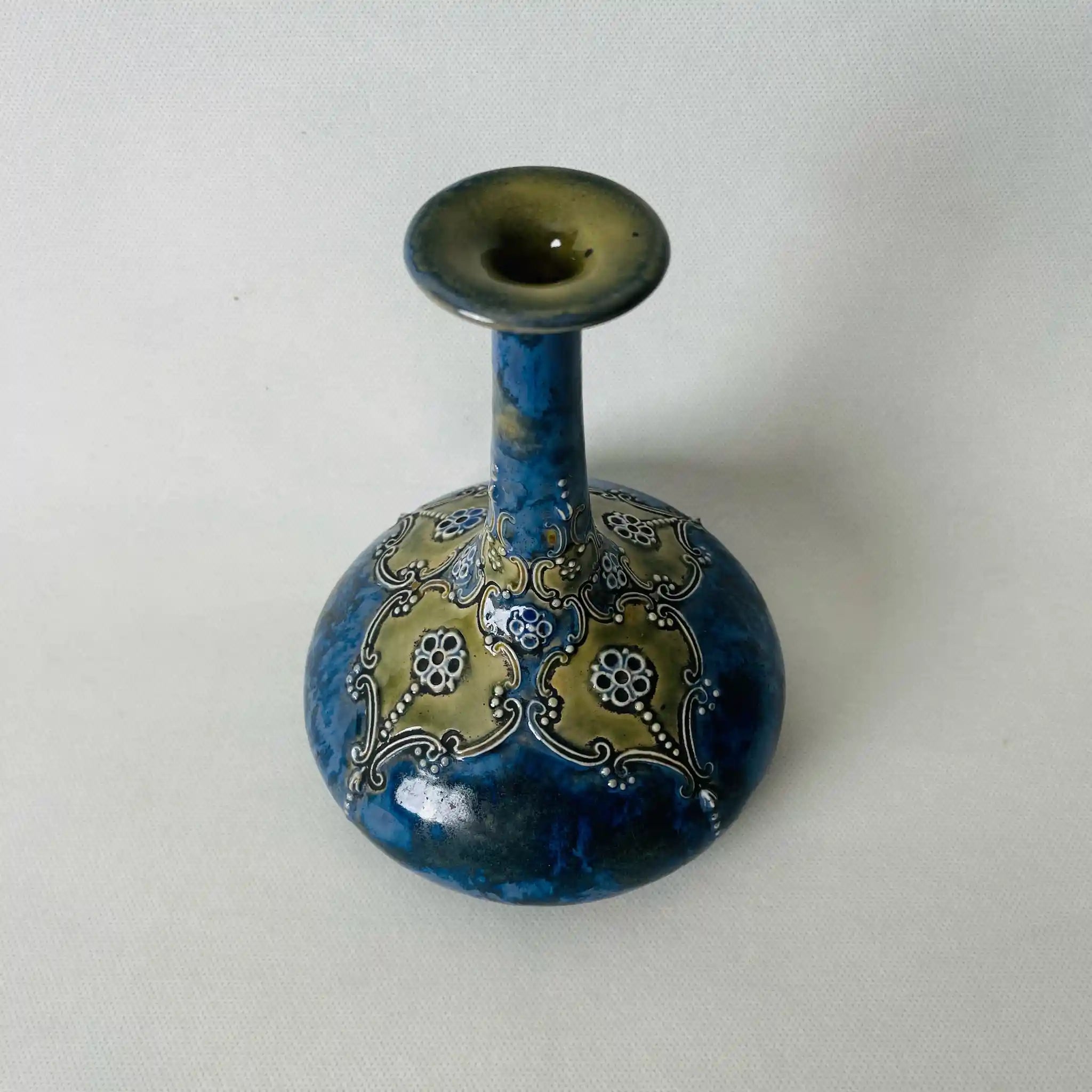 【アンティーク】フラワーベース(花瓶) Royal Doulton（ロイヤル ドルトン） /  / 1800年代後半〜1900年代前半  / イギリス /  /