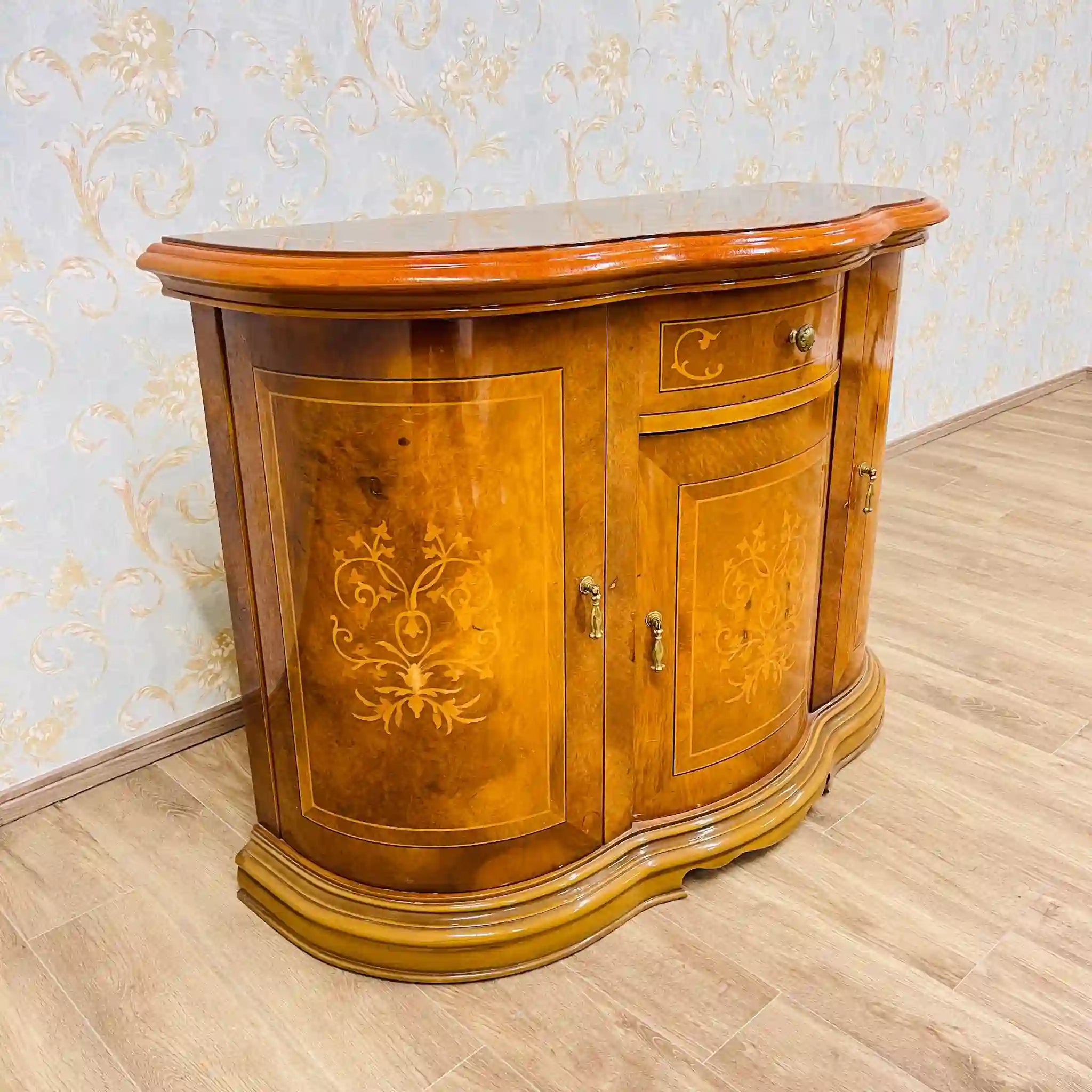 【リユース】 コンソールチェスト / 象嵌(インレイ） 工場リペア済