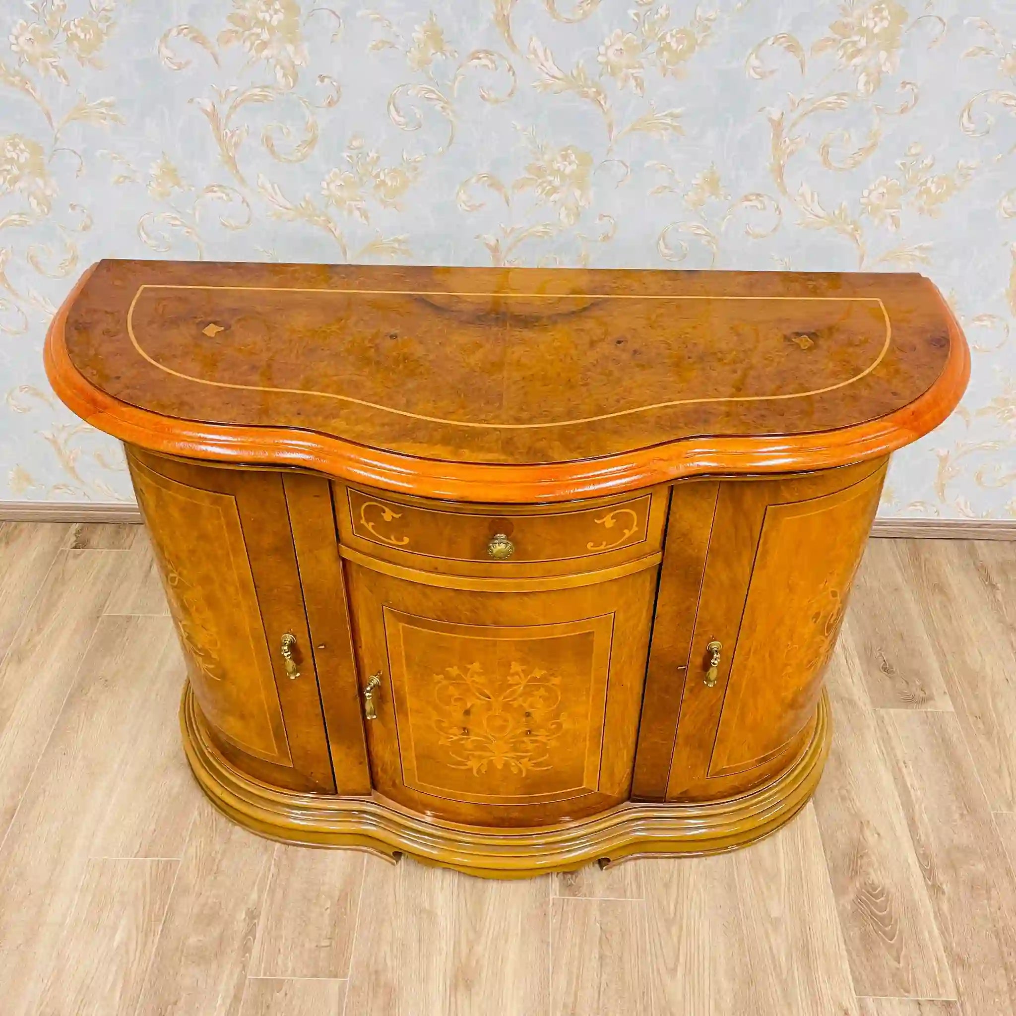 【リユース】 コンソールチェスト / 象嵌(インレイ） 工場リペア済