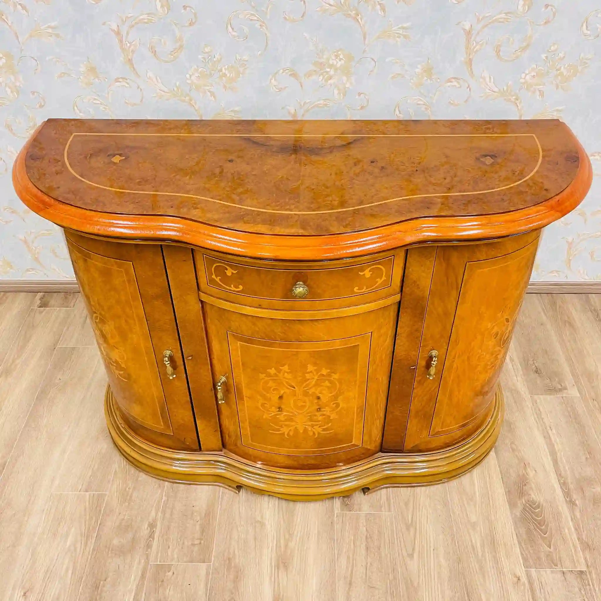 【リユース】 コンソールチェスト / 象嵌(インレイ） 工場リペア済