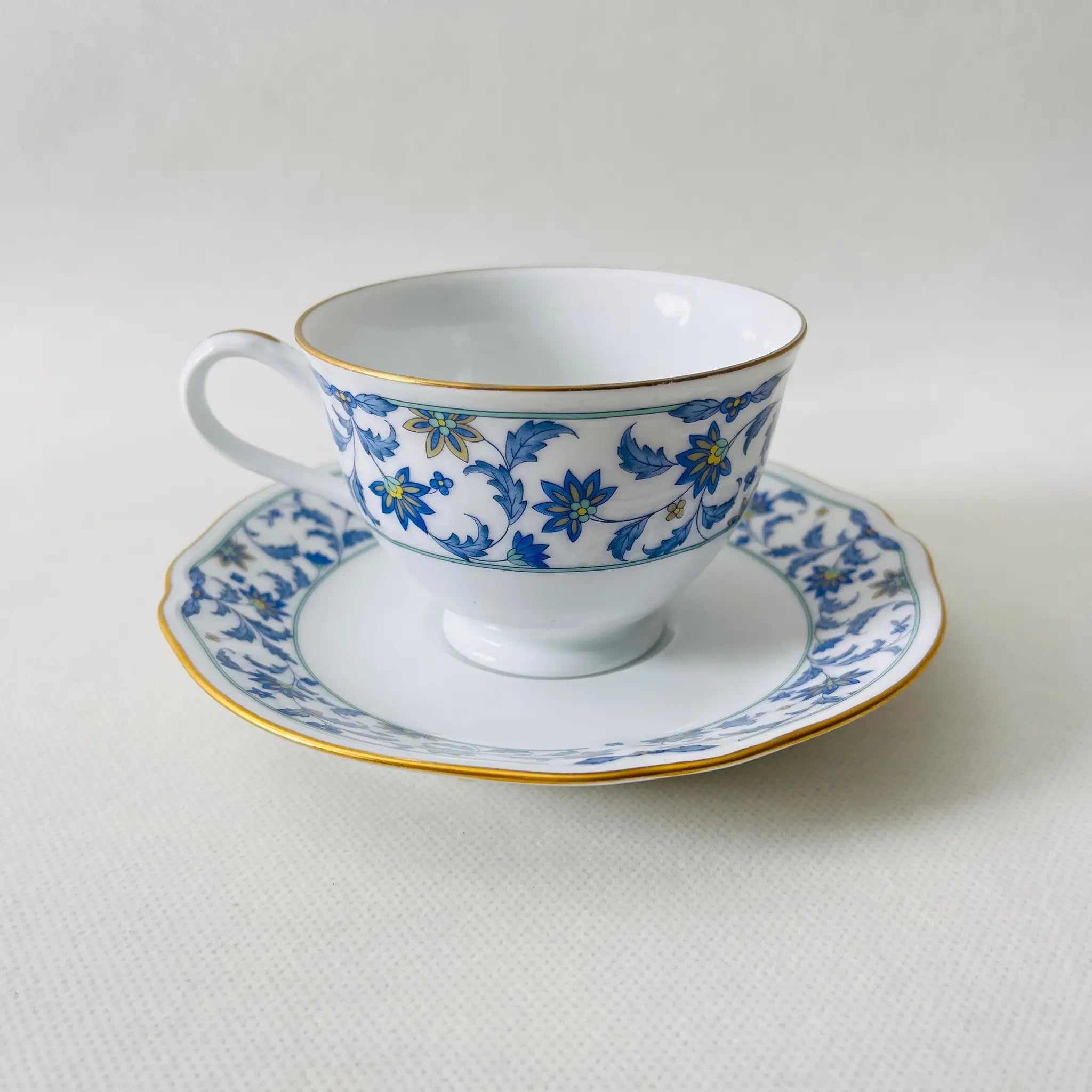 【リユース】ティーカップセット Noritake(ノリタケ) / NINFA LAGUNA(ニンファ ラグーナ)  / 日本 /