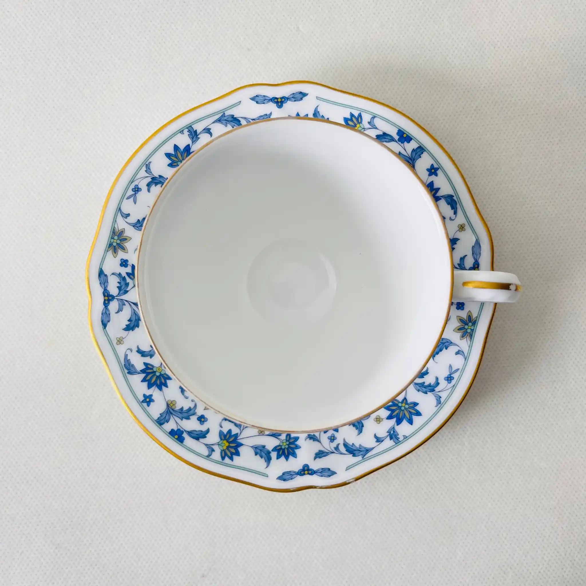 【リユース】ティーカップセット Noritake(ノリタケ) / NINFA LAGUNA(ニンファ ラグーナ)  / 日本 /