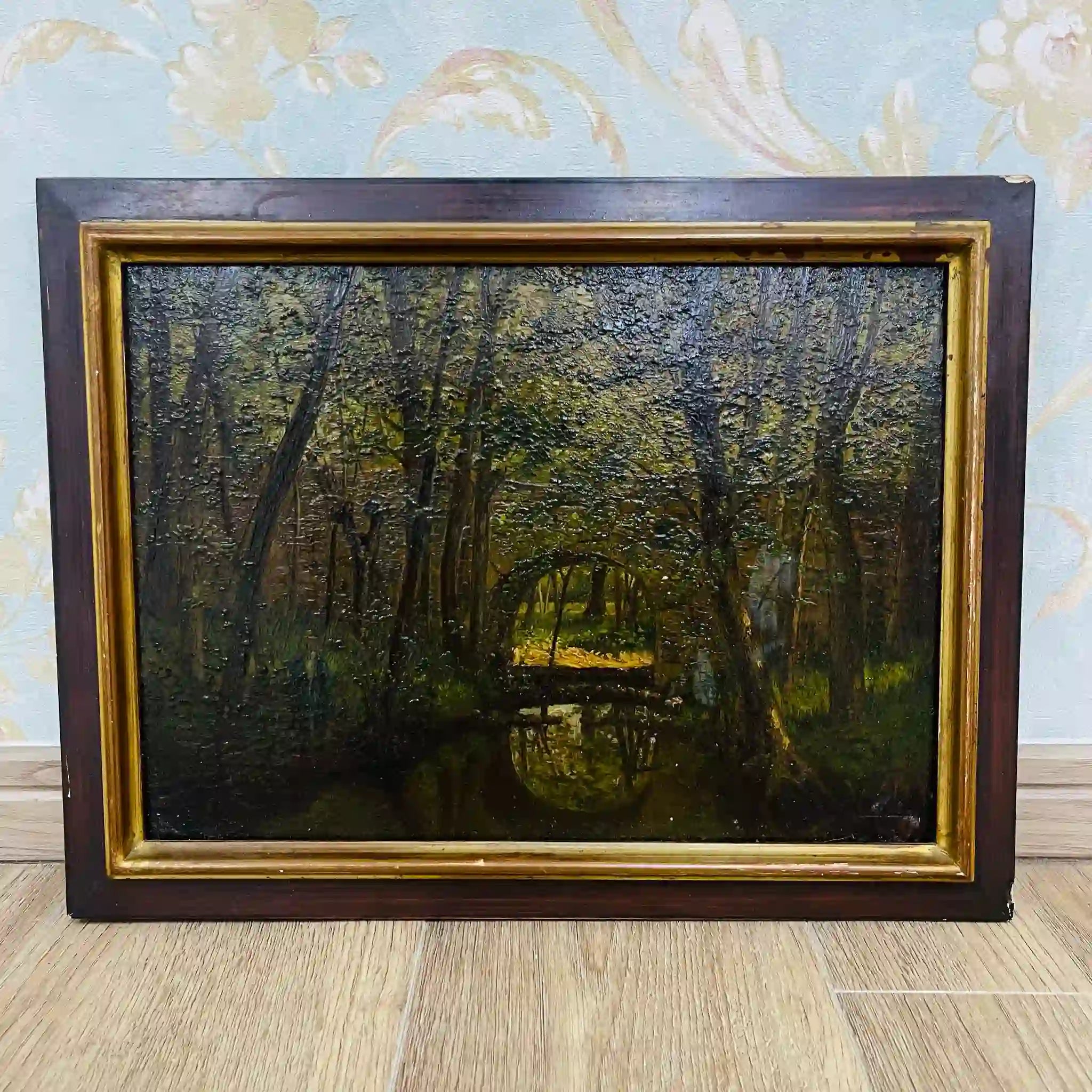 【アート/装飾品】 油彩画 / Roger E. Smith / フランス