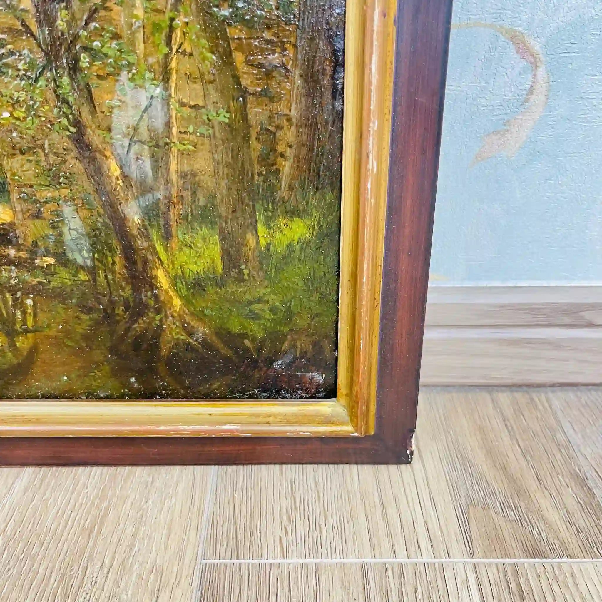 【アート/装飾品】 油彩画 / Roger E. Smith / フランス