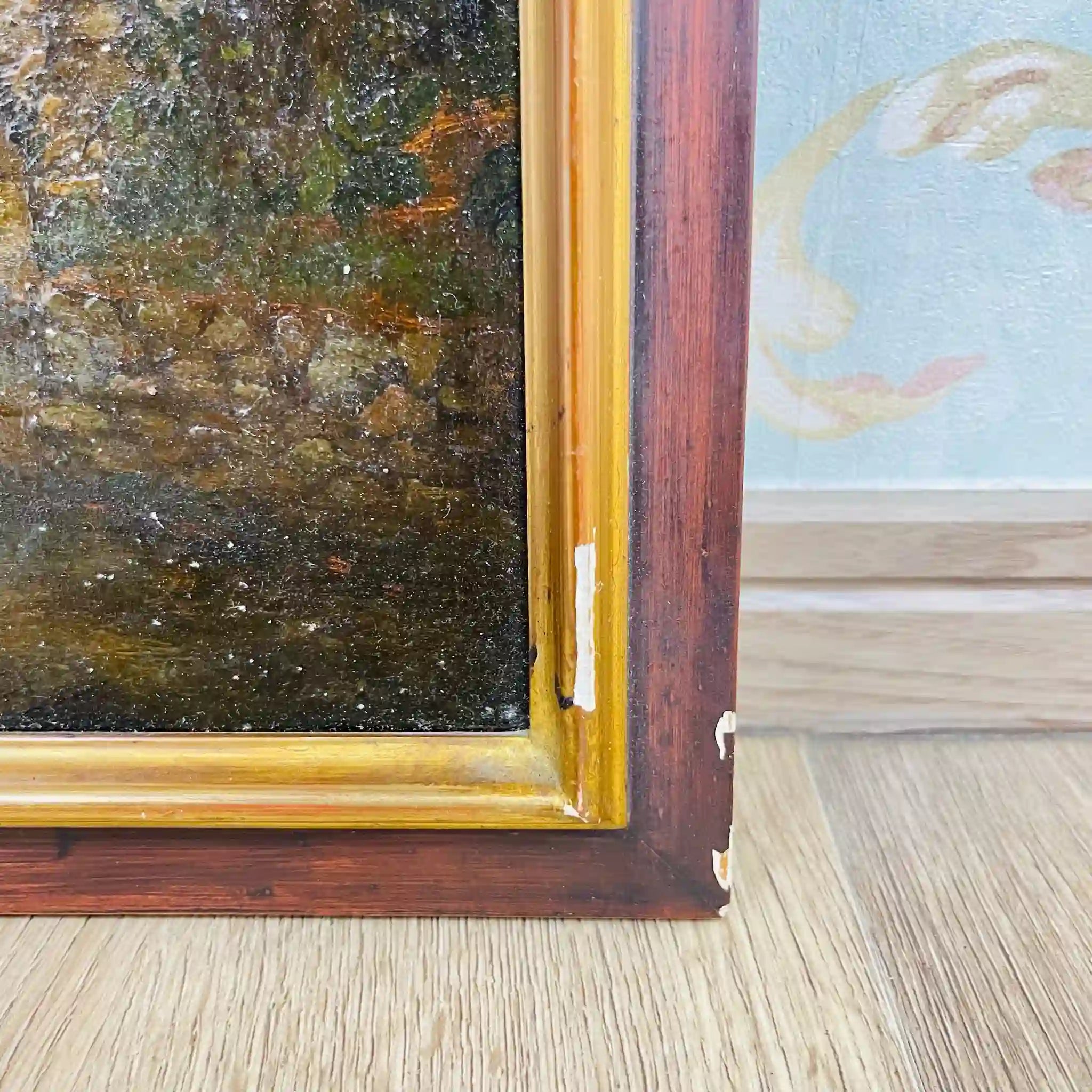 【アート/装飾品】 油彩画 / 19世紀後半 / フランス / バルビゾン派