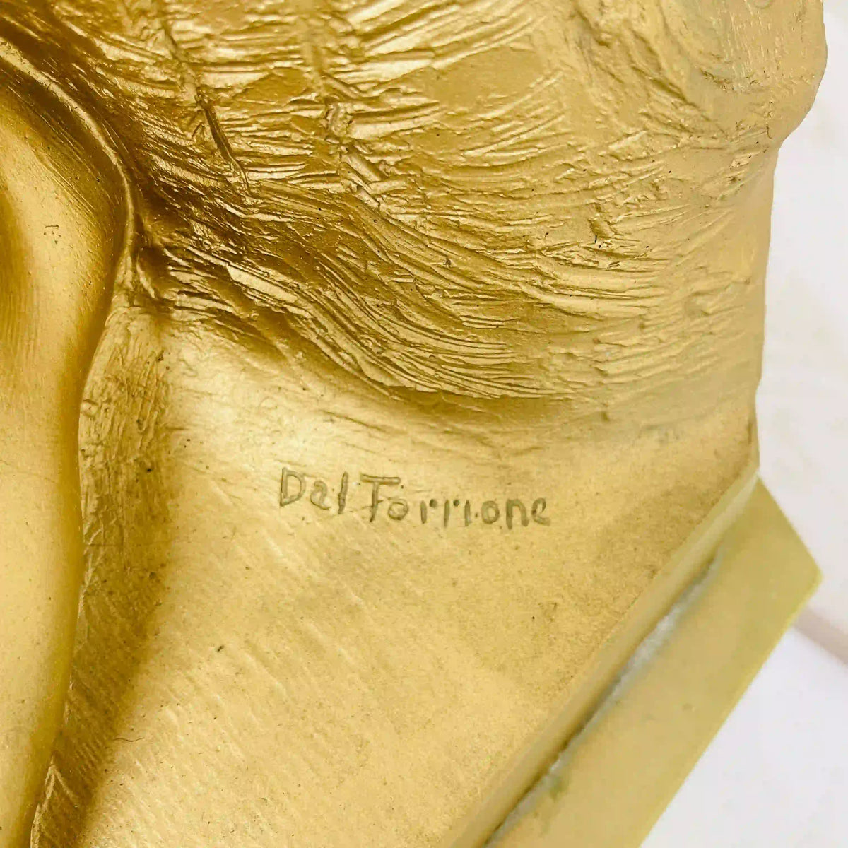 Lorenzo Dal Torrione /雕像/“羞耻”/大理石/意大利/新艺术运动风格，青铜制，浮雕，金饰，显示，雕塑 /[复古]