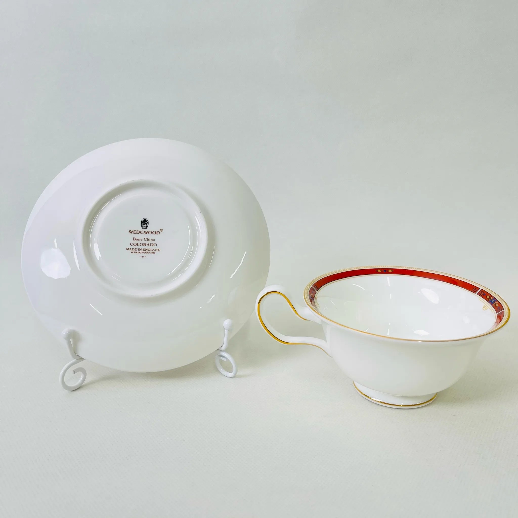 【リユース】 ティーカップセット / WEDGWOOD(ウェッジウッド) / コロラド / Bone China / イギリス