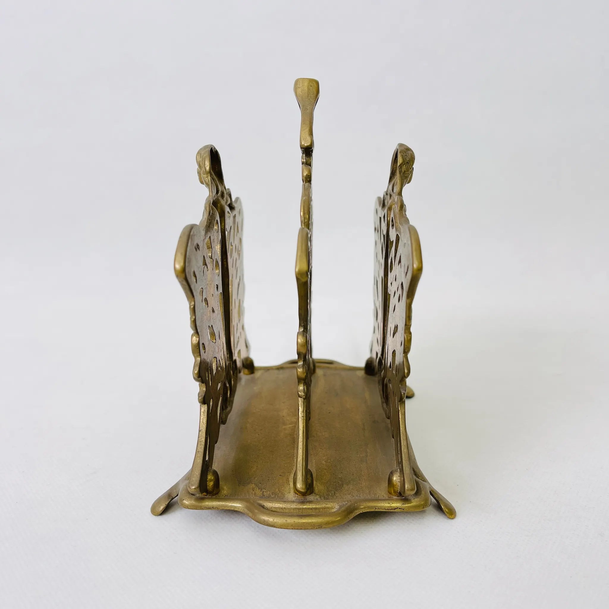 【ビンテージ】 ナプキンスタンド / 真鍮 / イタリア / アール・ヌーヴォー様式