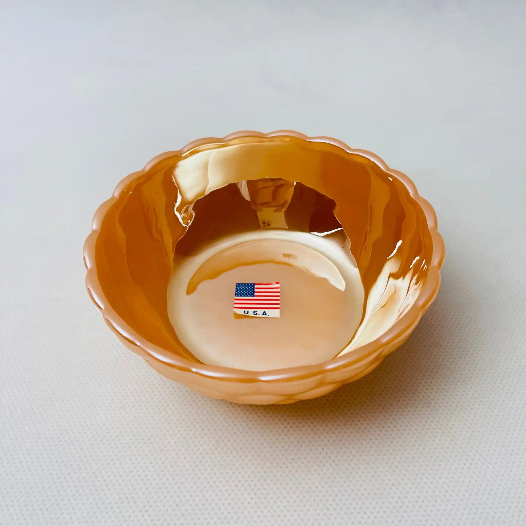 [Vintage] Cereal Bowl / Anchor Hocking / Bubble Series / America / Unused