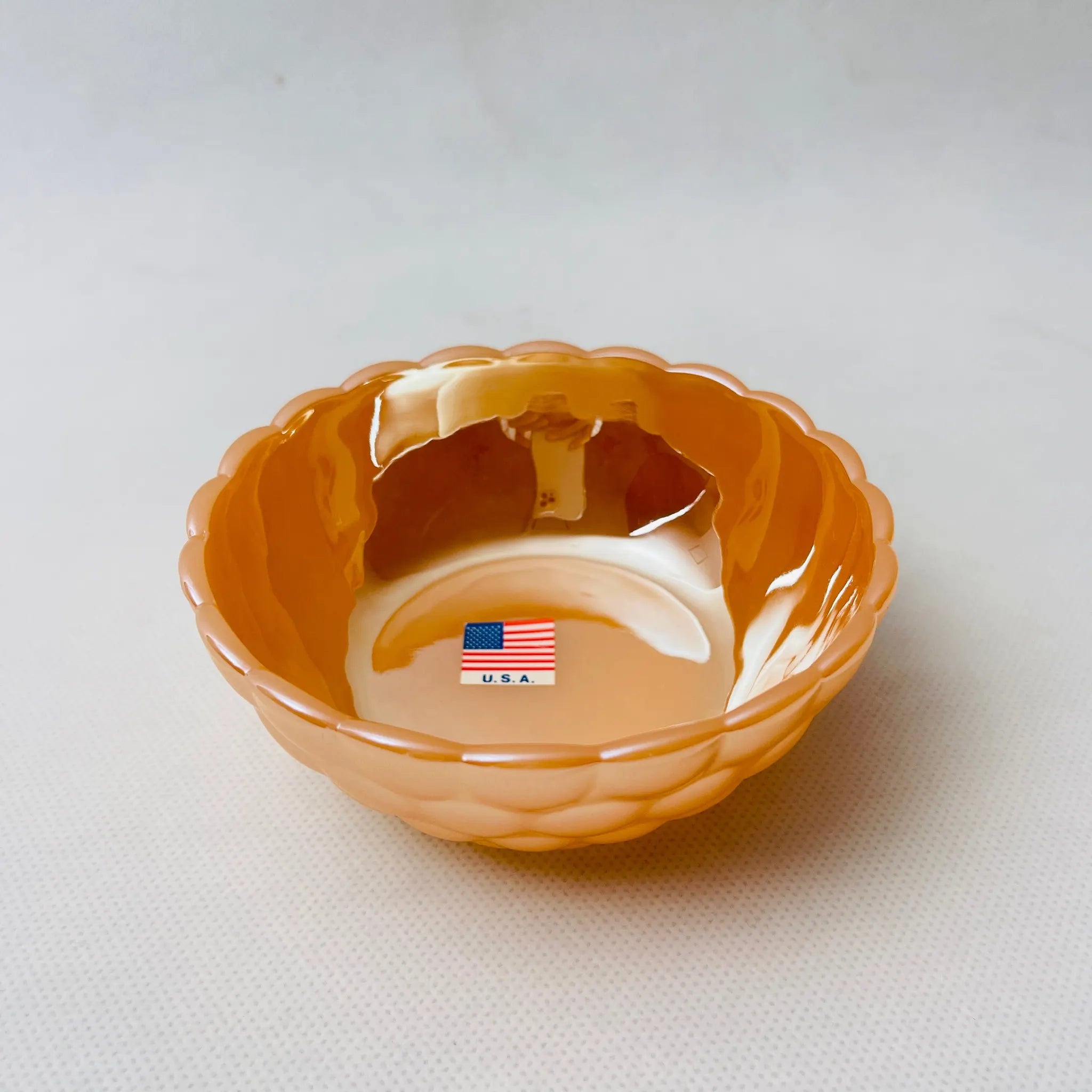 [Vintage] Cereal Bowl / Anchor Hocking / Bubble Series / America / Unused
