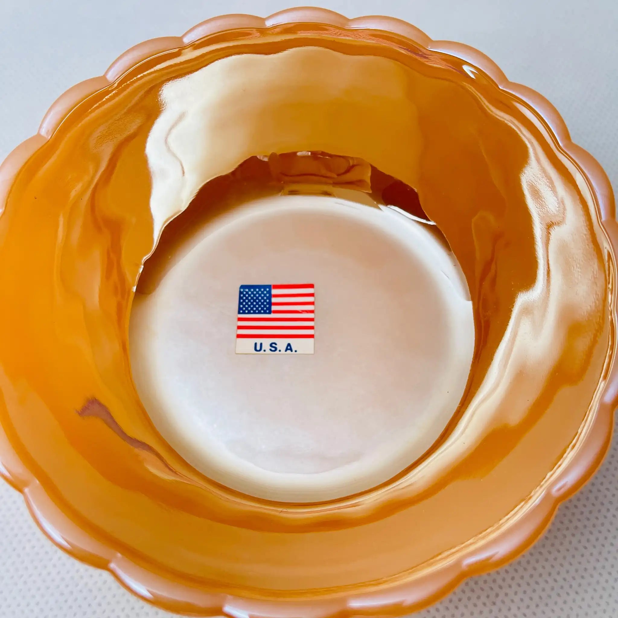 [Vintage] Cereal Bowl / Anchor Hocking / Bubble Series / America / Unused
