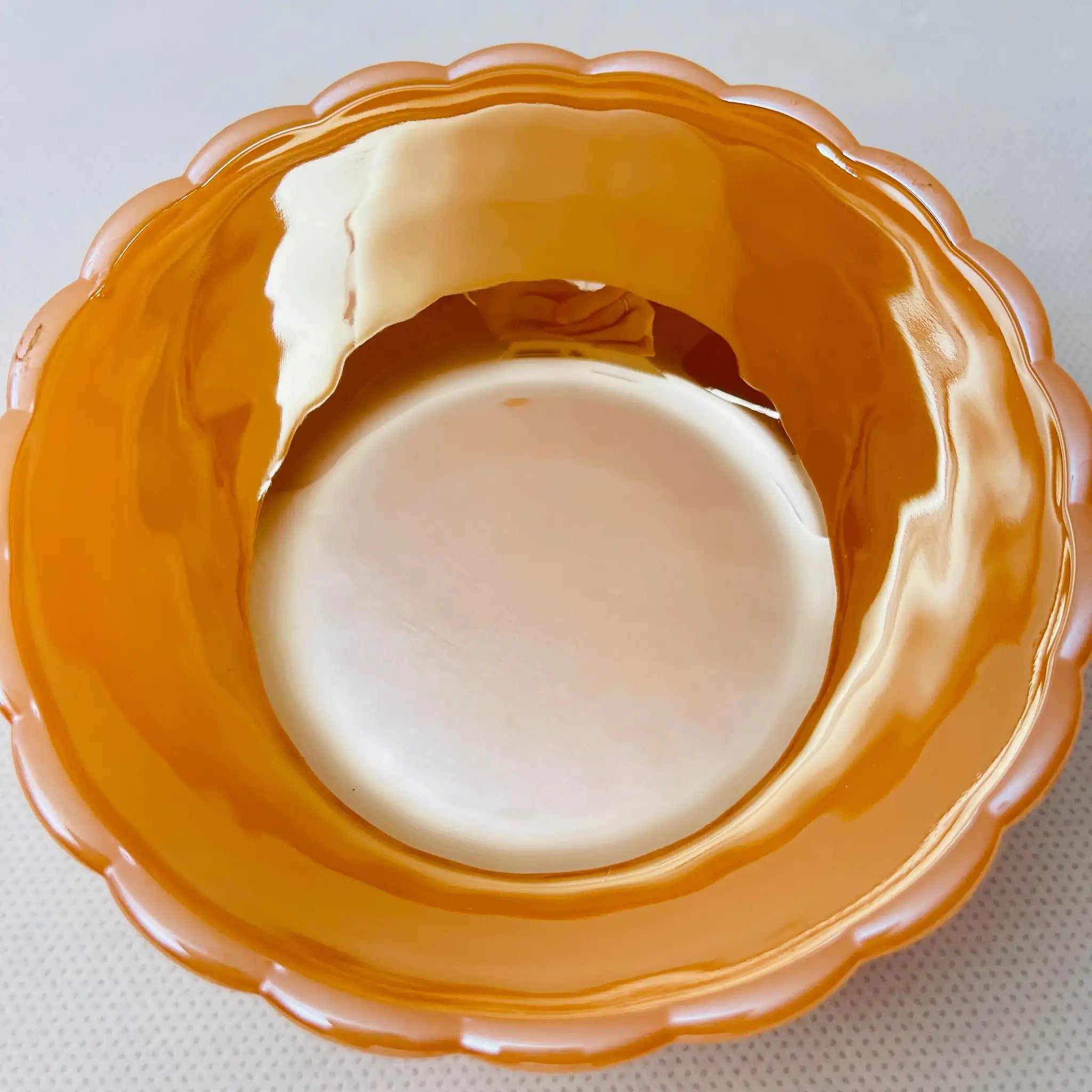 [Vintage] Cereal Bowl / Anchor Hocking / Bubble Series / America / Unused