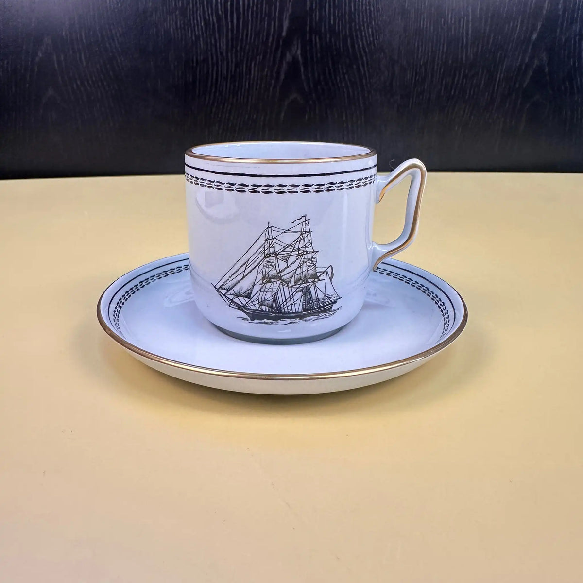 Spode / ミニティーカップ＆ソーサーセット / TradeWinds ShipAlbus