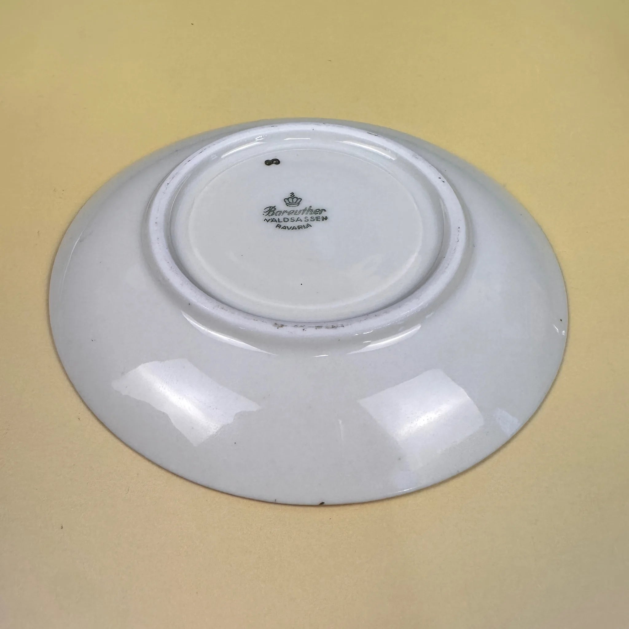 【アンティーク】 ミニティーカップ＆ソーサーセット / Bavaria(バーバリア) / Waldsassen(ヴァルトザッセン） / ドイツ / 割れ補修跡あり