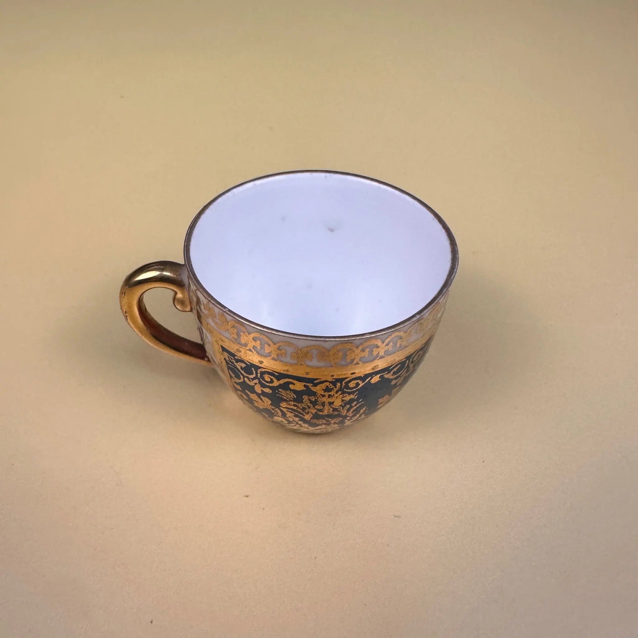 【アンティーク】 ミニティーカップ＆ポット＆ソーサーセット /  ミニスプーン付き5P　イギリス直輸入