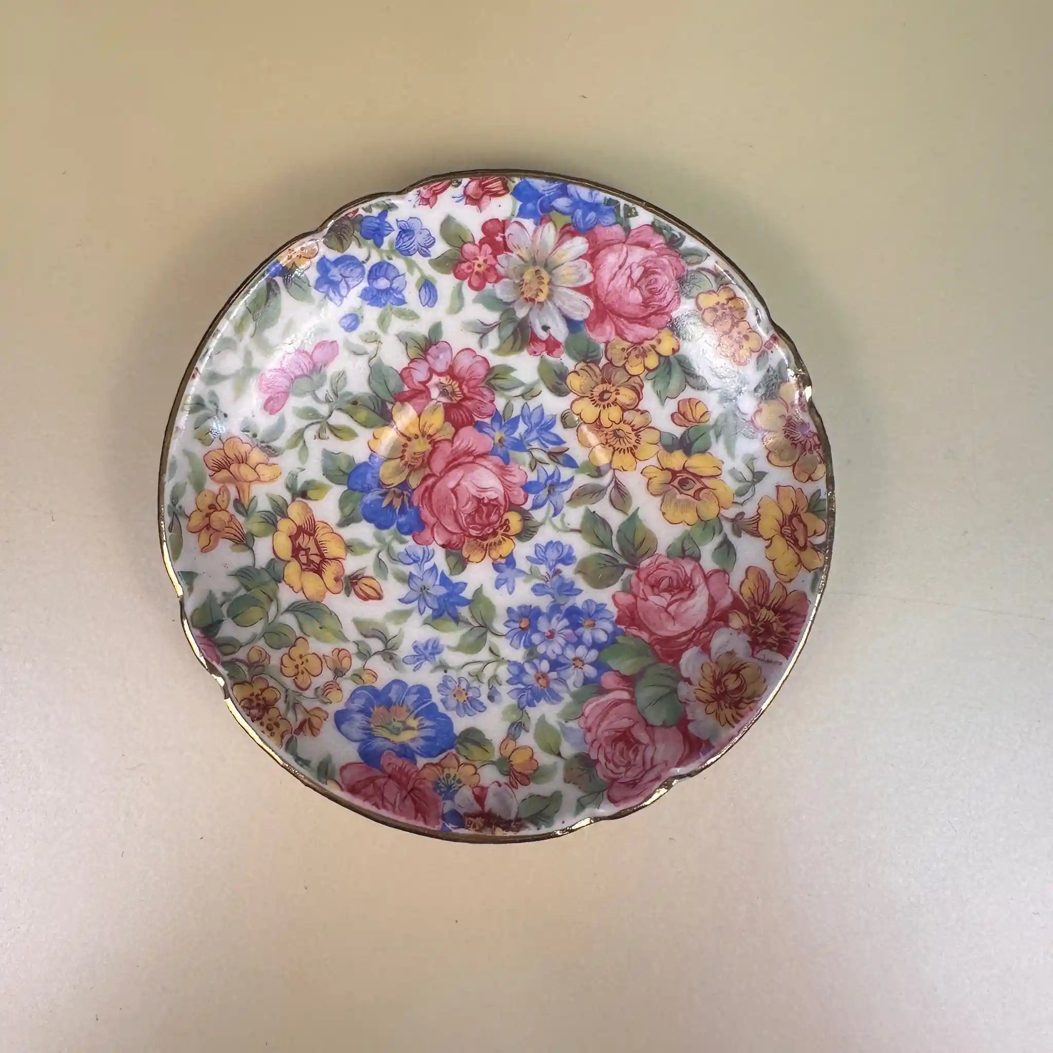 【アンティーク】 ミニティーカップ＆ソーサーセット / E＆R INC. / ポートランド / 1888年 / チェコ