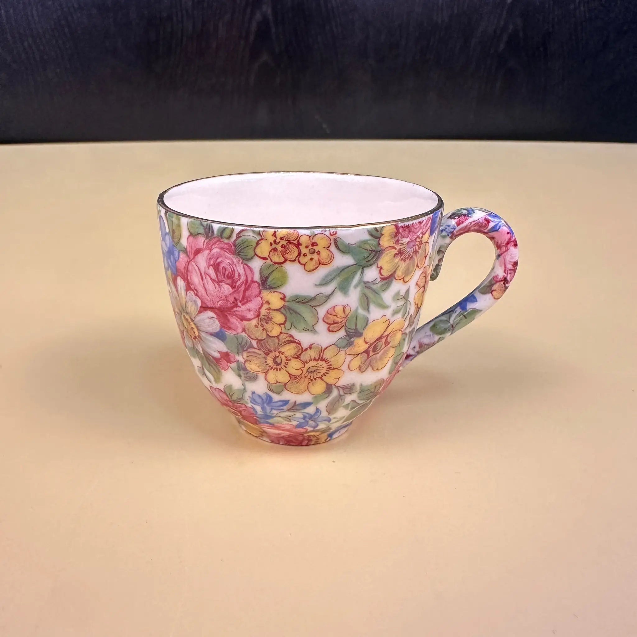 【アンティーク】 ミニティーカップ＆ソーサーセット / E＆R INC. / ポートランド / 1888年 / チェコ