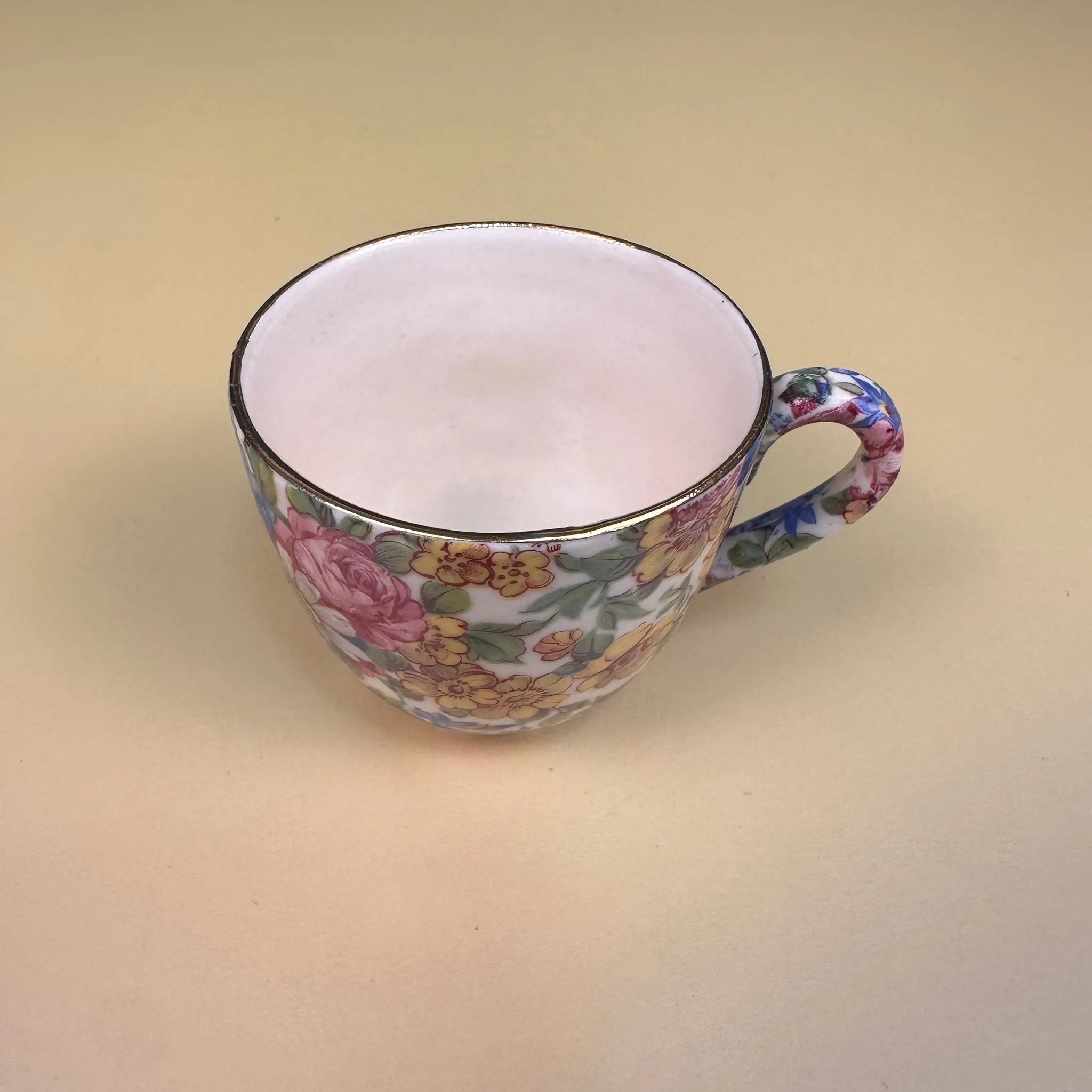 【アンティーク】 ミニティーカップ＆ソーサーセット / E＆R INC. / ポートランド / 1888年 / チェコ