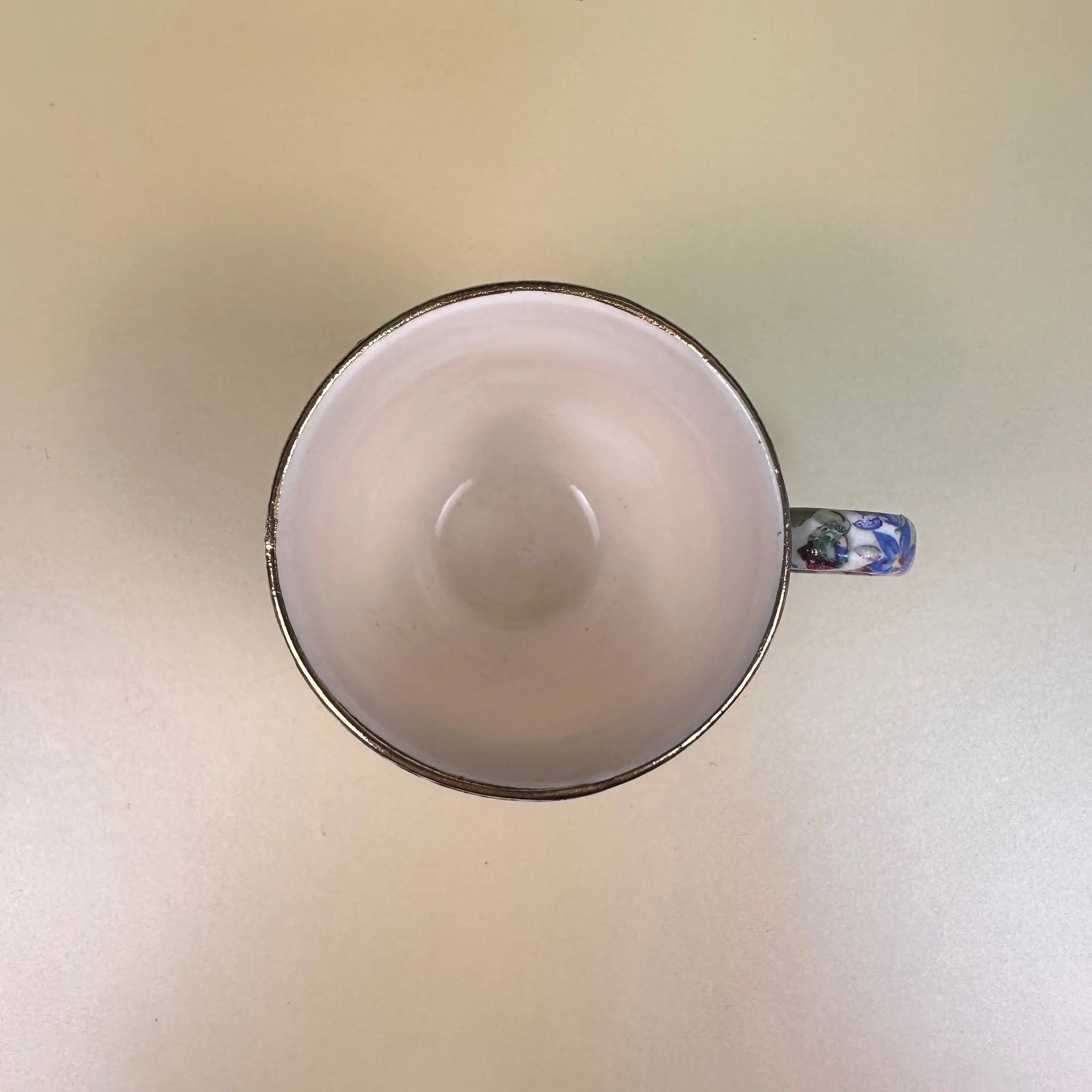 【アンティーク】 ミニティーカップ＆ソーサーセット / E＆R INC. / ポートランド / 1888年 / チェコ