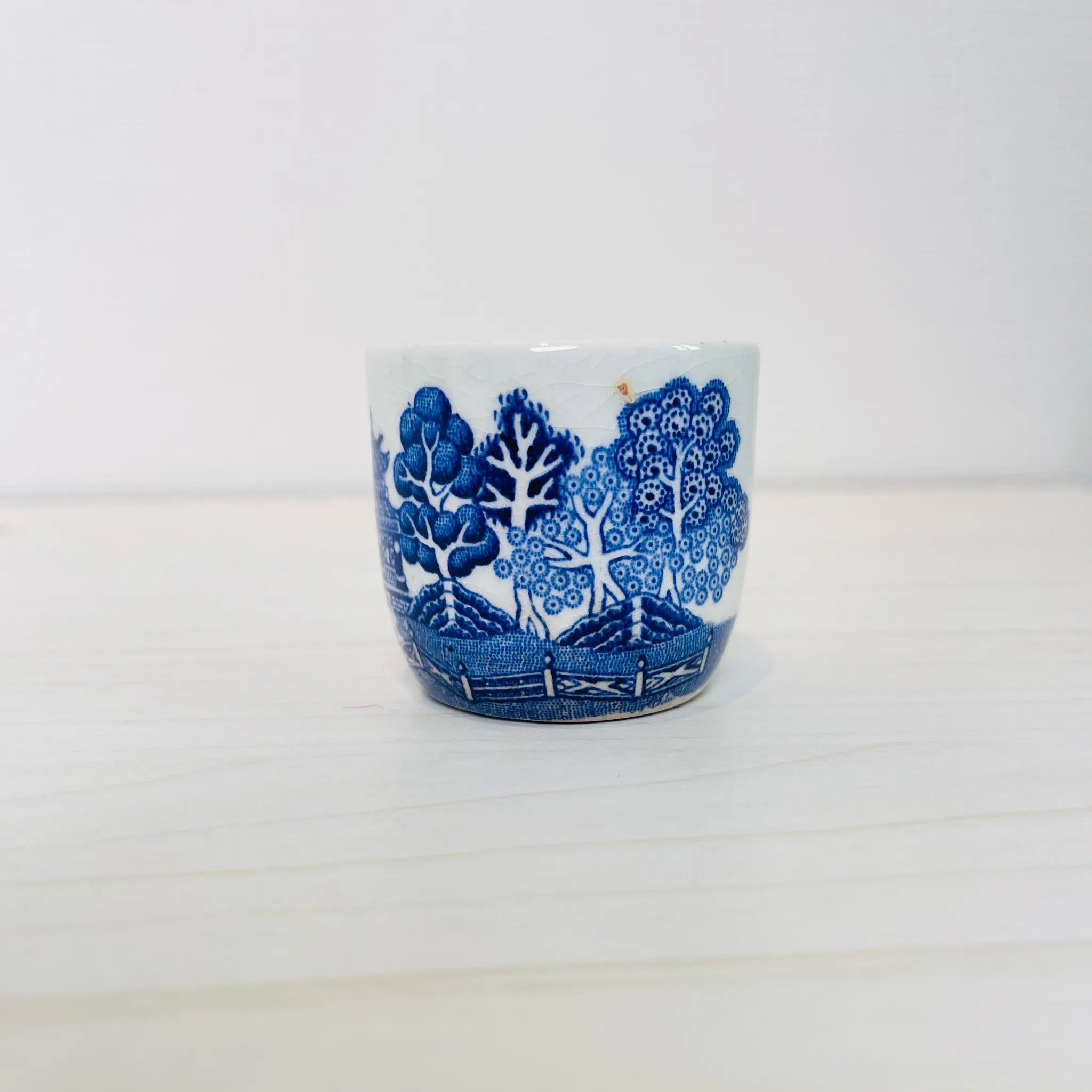 【アンティーク】 カップ / ブルーウィローパターン / イギリス