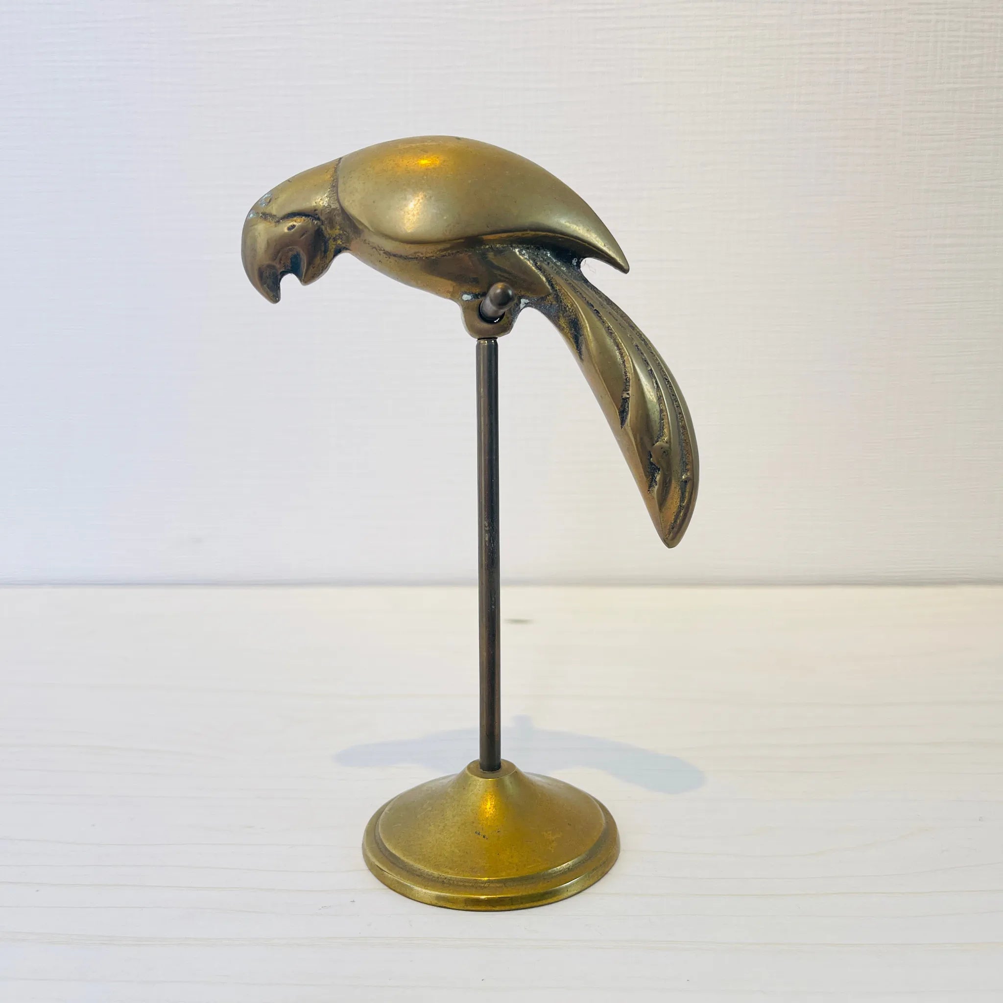 【アンティーク】 真鍮製ミニチュアフィギュア / 鳥 / 真鍮