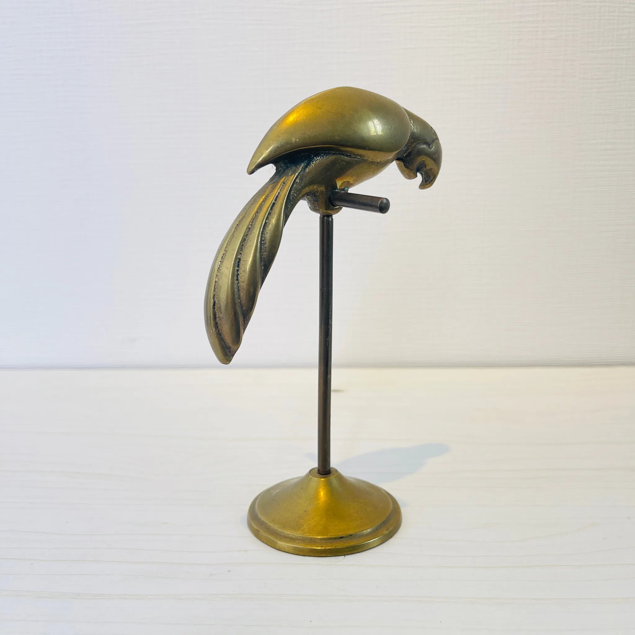 【アンティーク】 真鍮製ミニチュアフィギュア / 鳥 / 真鍮