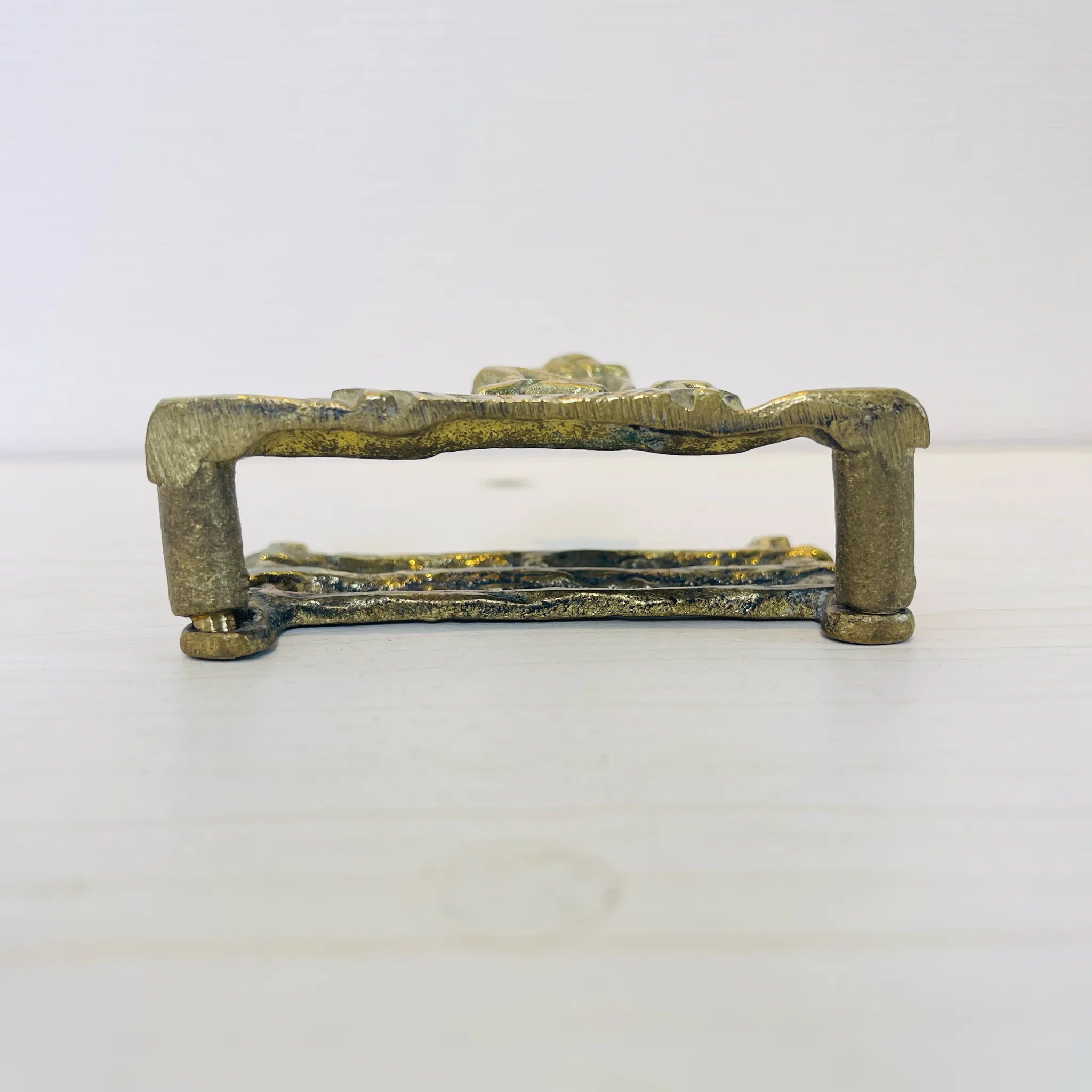 【アンティーク】 真鍮製ミニチュアフィギュア / レターラック ゴブリン / 真鍮