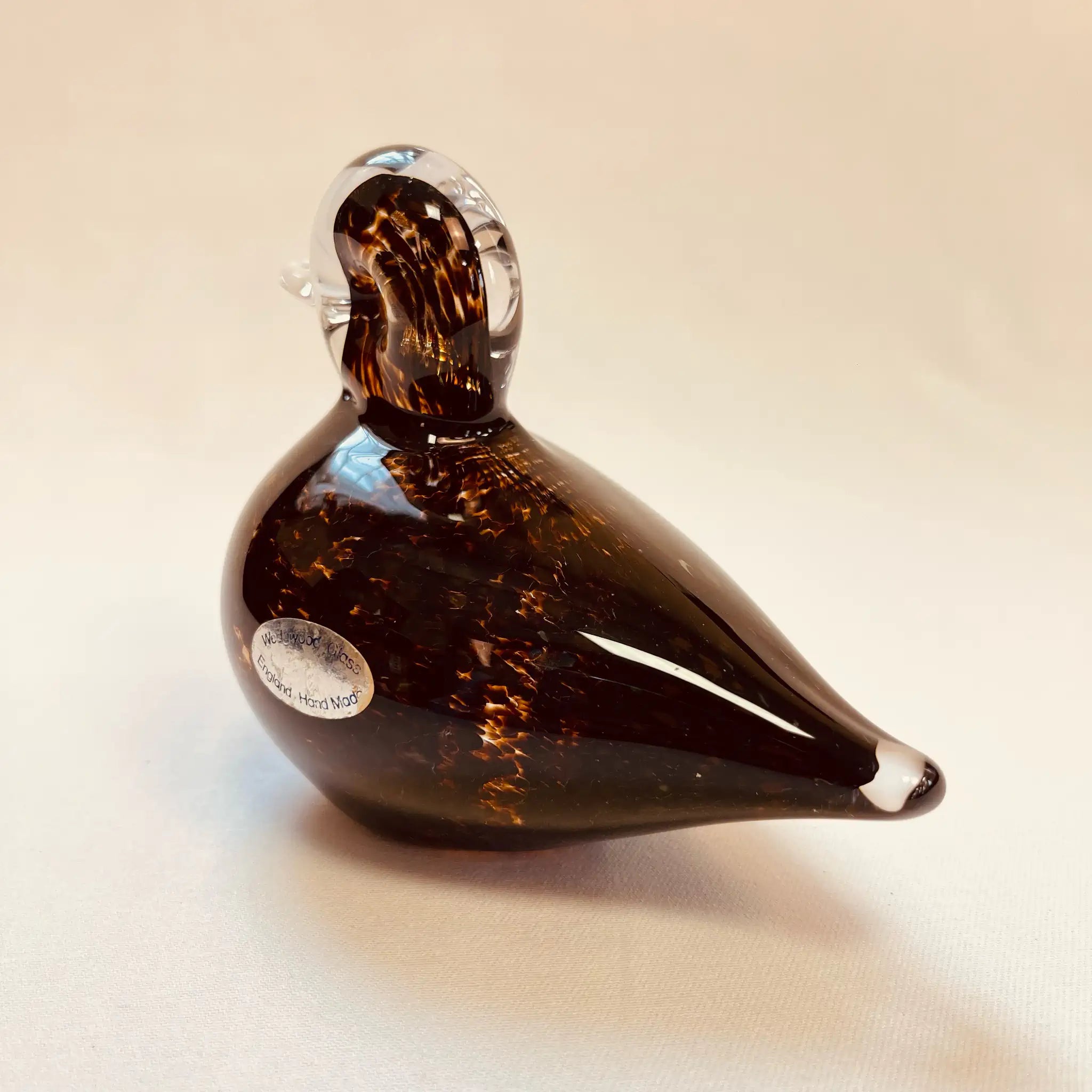 [Vintage] Vintage glass object / Wedgewood / Duck / England