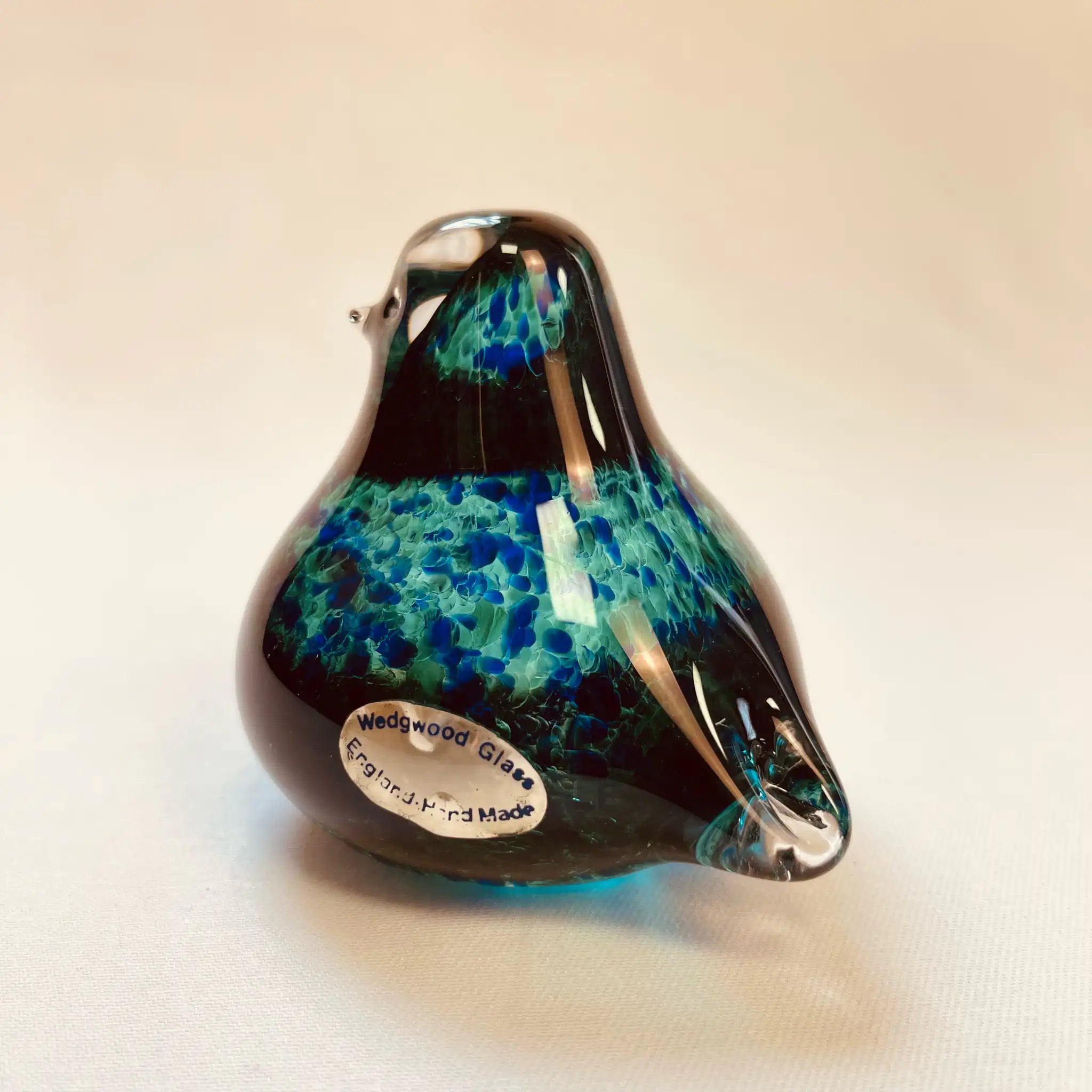 [Vintage] Vintage glass object / Wedgewood / Little bird / England