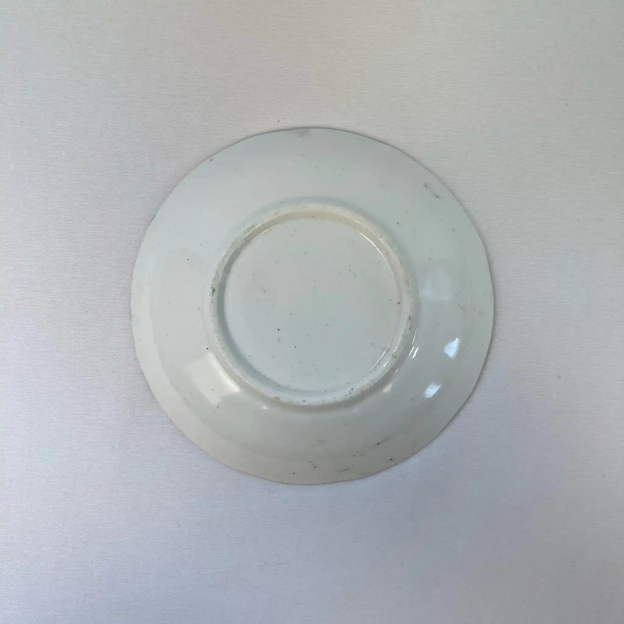 【アンティーク】 ソーサー / ビクトリアン様式 / 19世紀 / イギリス / Famille Rose(ファミーユ・ローズ)モチーフ