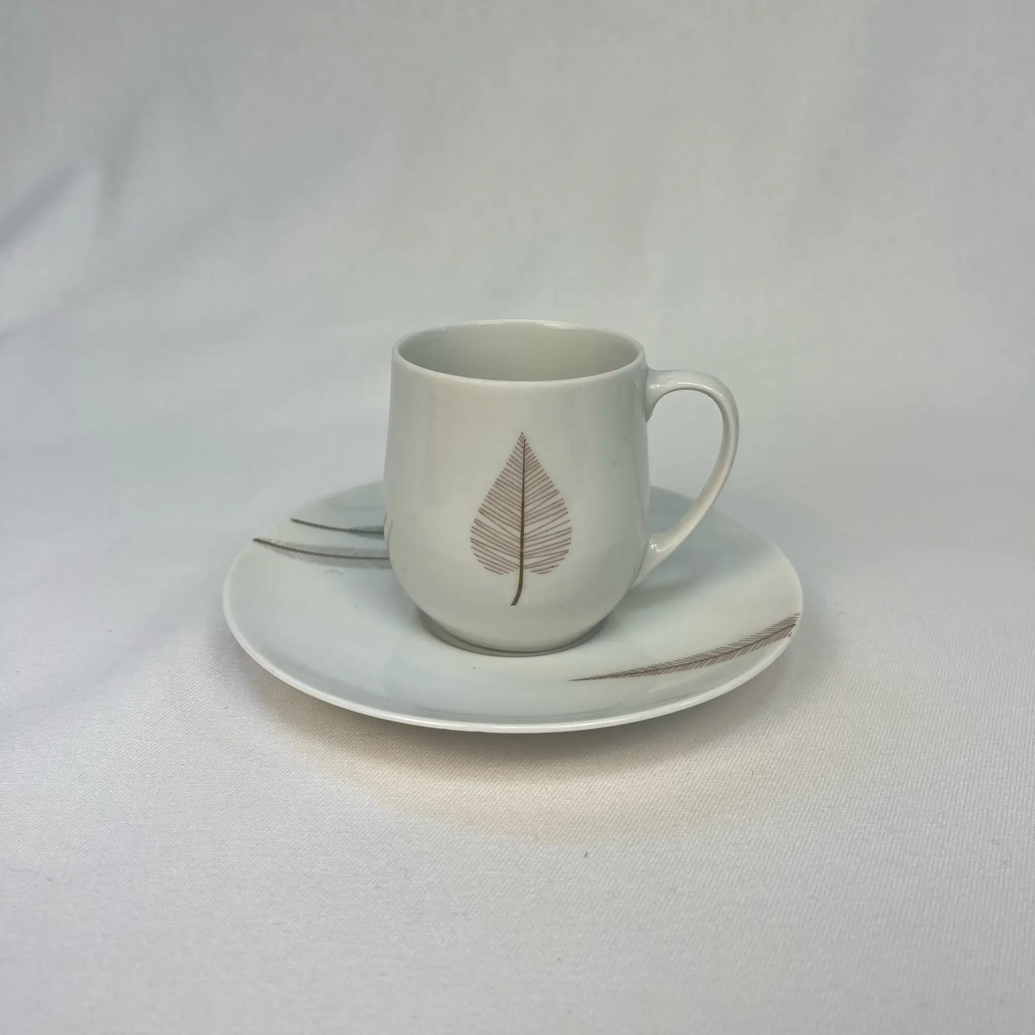 【アンティーク】 ティーカップ＆ソーサーセット / Rosenthal(ローゼンタール) / Thomas(トーマス) " Constanze " / 1970年前後 / 陶器 / ドイツ / ミッドセンチュリー, シグヴァルド・ベルナドッテ