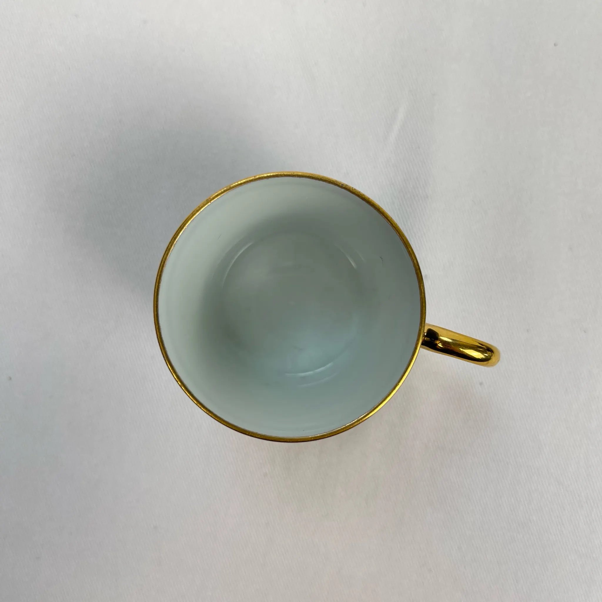 【アンティーク】 ティーカップ / Limoges(リモージュ) / CASTEL(カステル) / フランス / 22K金彩ヴィネット模様