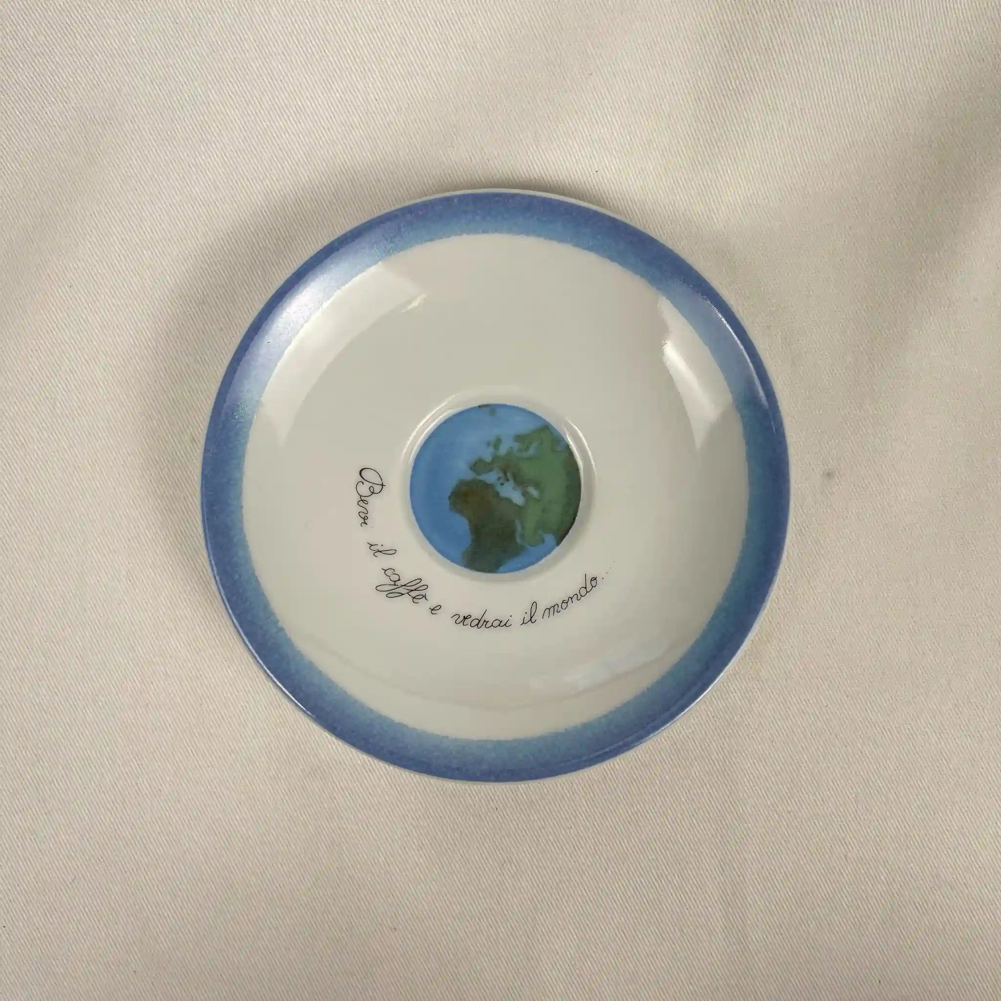 【アンティーク】 陶器皿 地球 6点セット