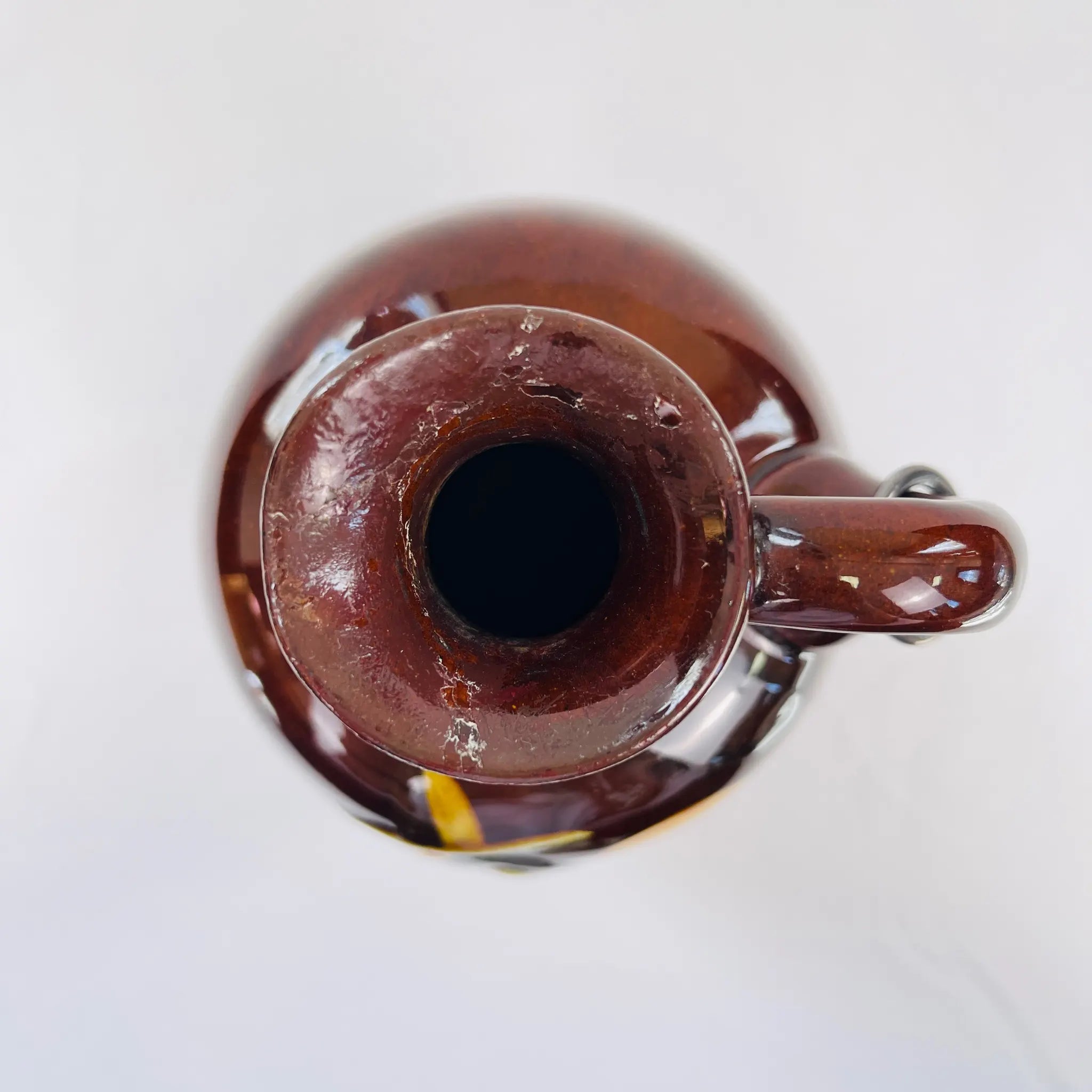 【アンティーク】 フラスク / Royal Doulton(ロイヤル ドルトン) / Kingsware(キングスウエア)"Pied Piper(パイドパイパー)" / 1901年～1922年頃 / 陶器 / イギリス / シルバーストッパー