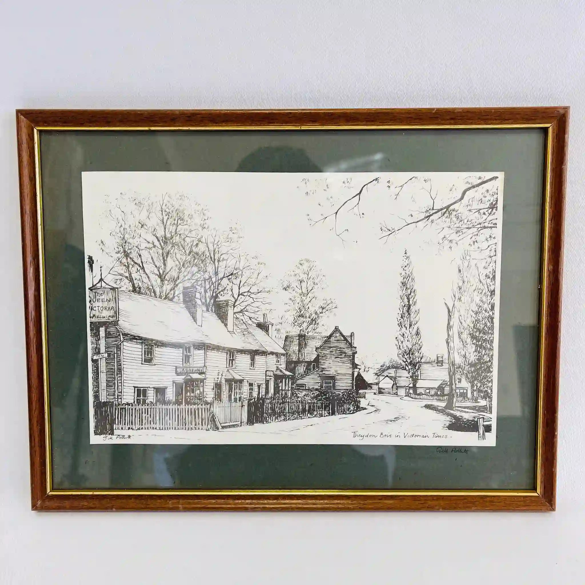 [Antique] Monoprint / Gil Pollitt /
 / Direct import from the UK