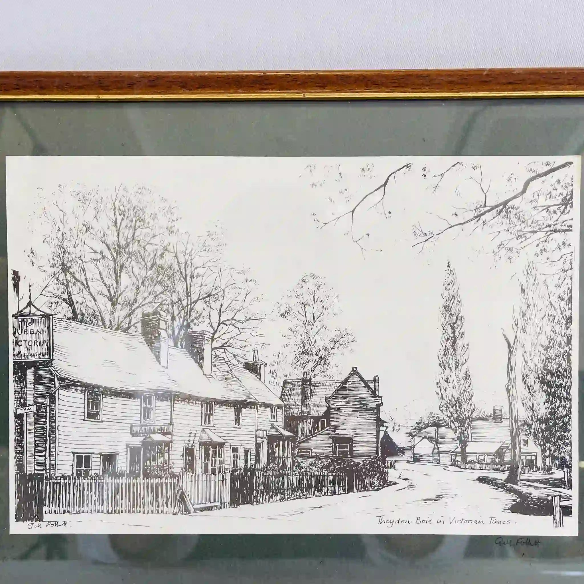 [Antique] Monoprint / Gil Pollitt /
 / Direct import from the UK