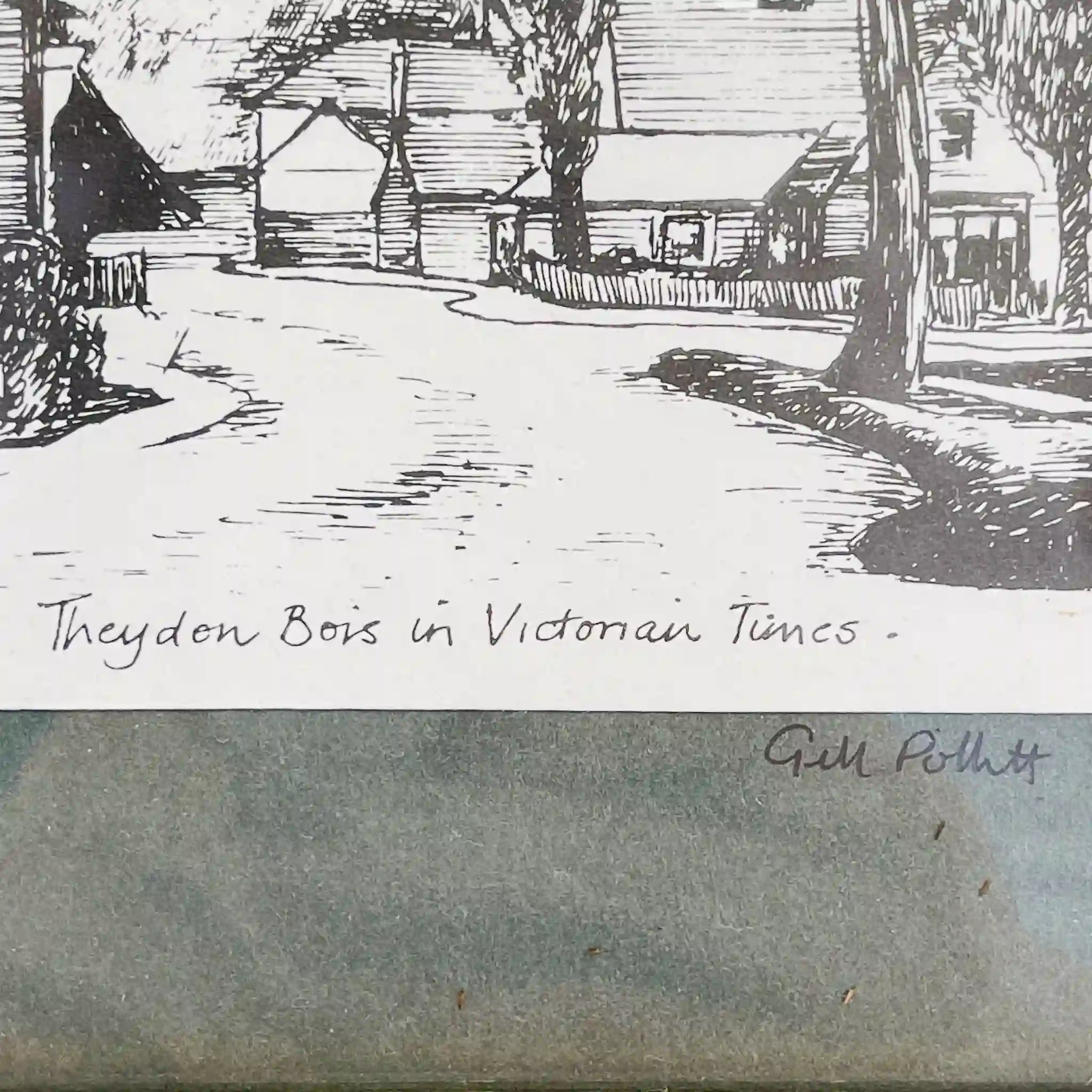 [Antique] Monoprint / Gil Pollitt /
 / Direct import from the UK