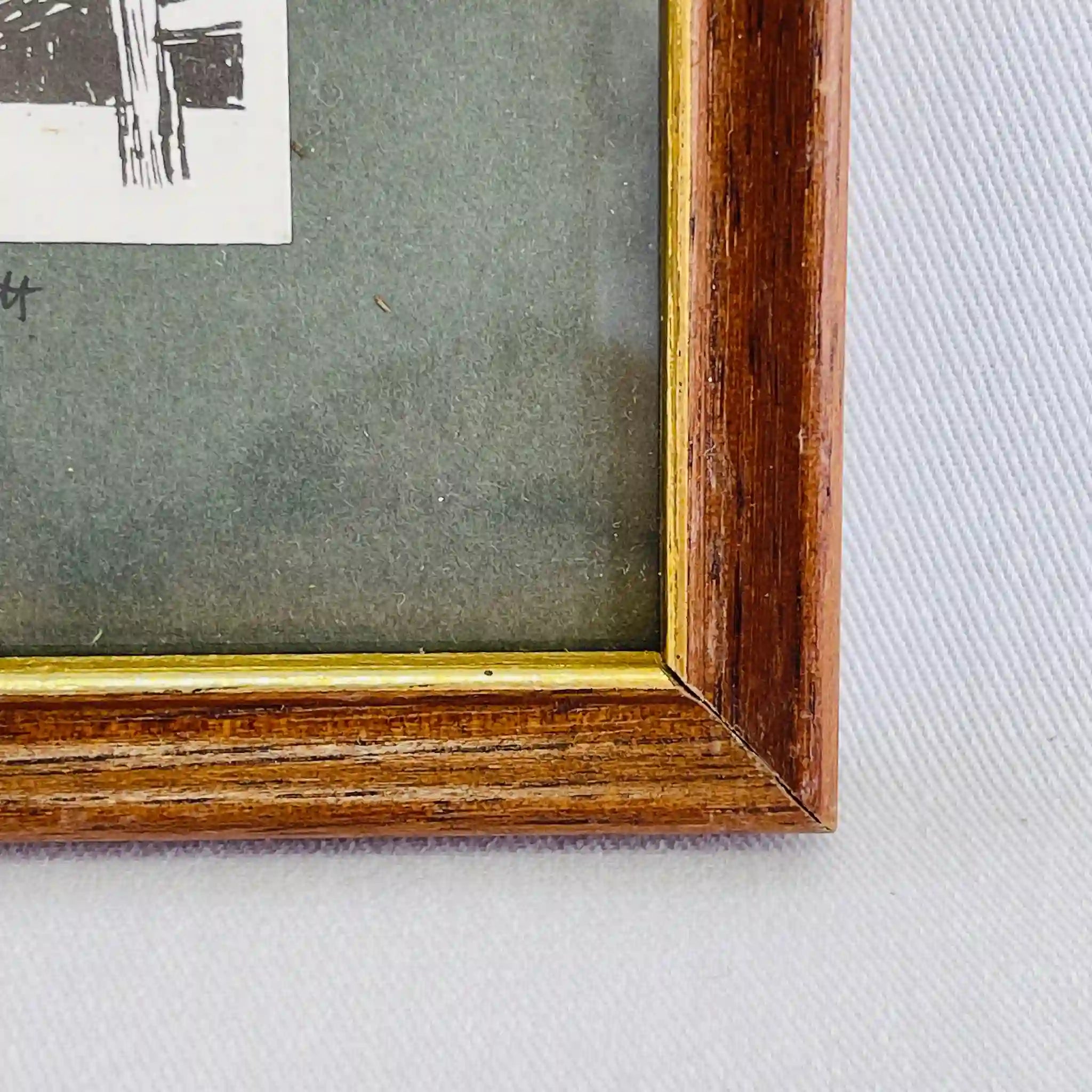 [Antique] Monoprint / Gil Pollitt /
 / Direct import from the UK